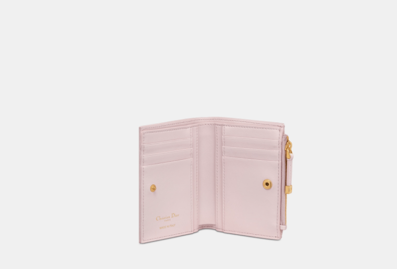 Dior o1w1db10725 Size : OS / S3602U Dahlia Wallet in Pale Pink Size ONE SIZE - 3 Thumbnail
