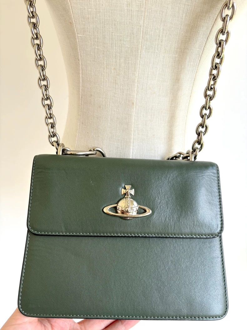 Vivienne Westwood Vivienne Westwood size os Green Saturn single shoulder bag Size ONE SIZE - 2 Thumbnail