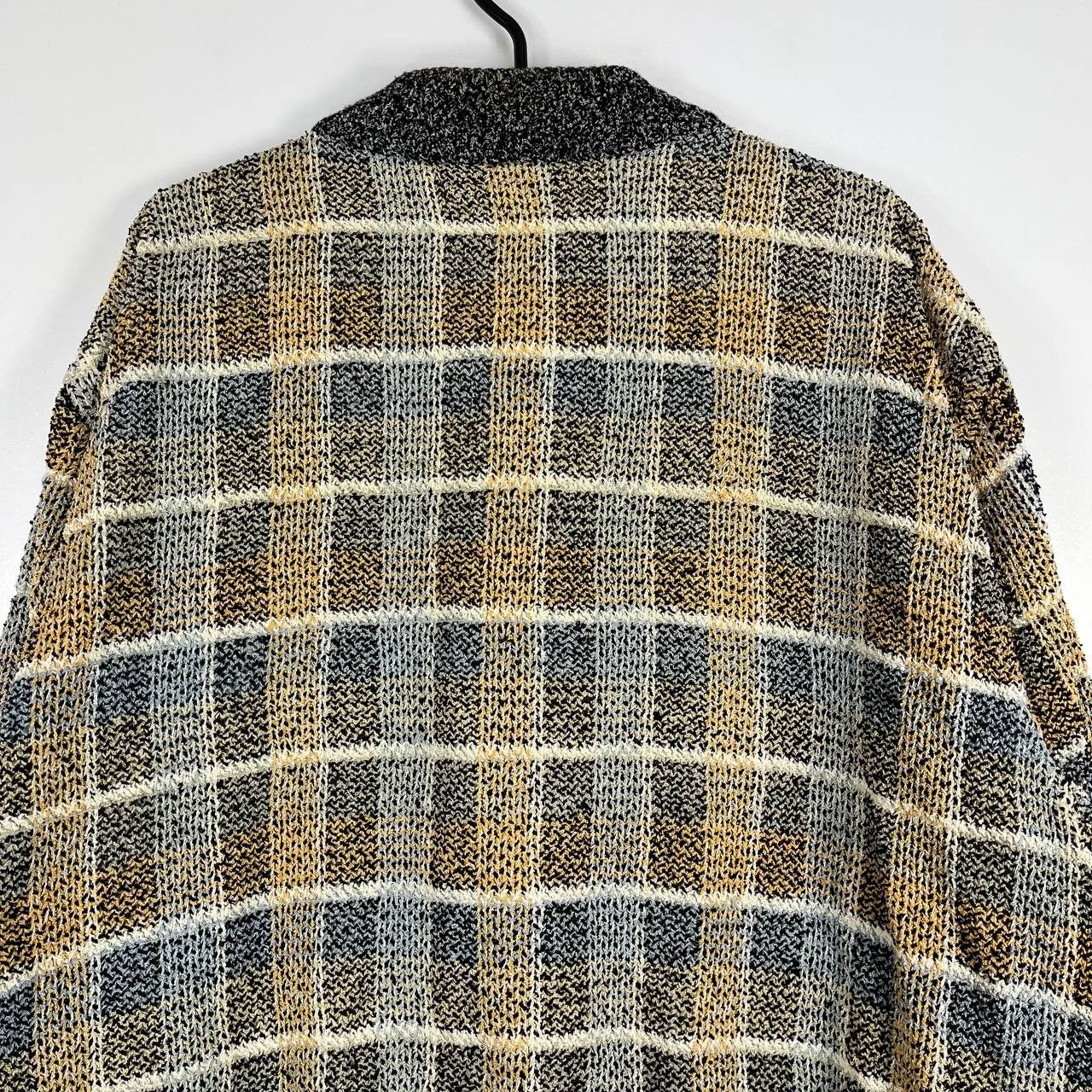 Missoni Missoni Uomo Knit Cardigan Sweater Vintage Plaid Size XL Size US XL / EU 56 / 4 - 6 Thumbnail