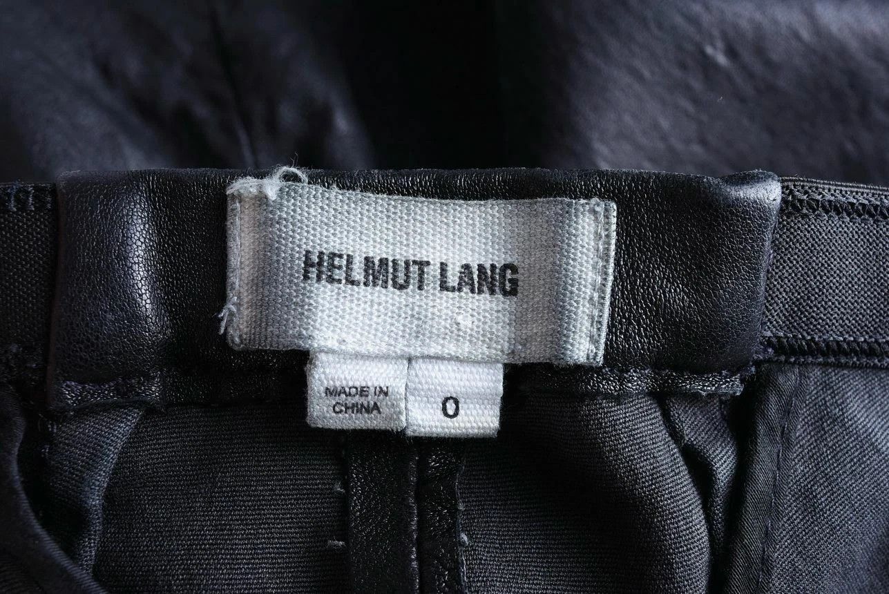 Helmut Lang Women's Helmut Lang Lamb Leather Skinny Leggings W26 L31 Size 26" / US 2 / IT 38 - 5 Thumbnail