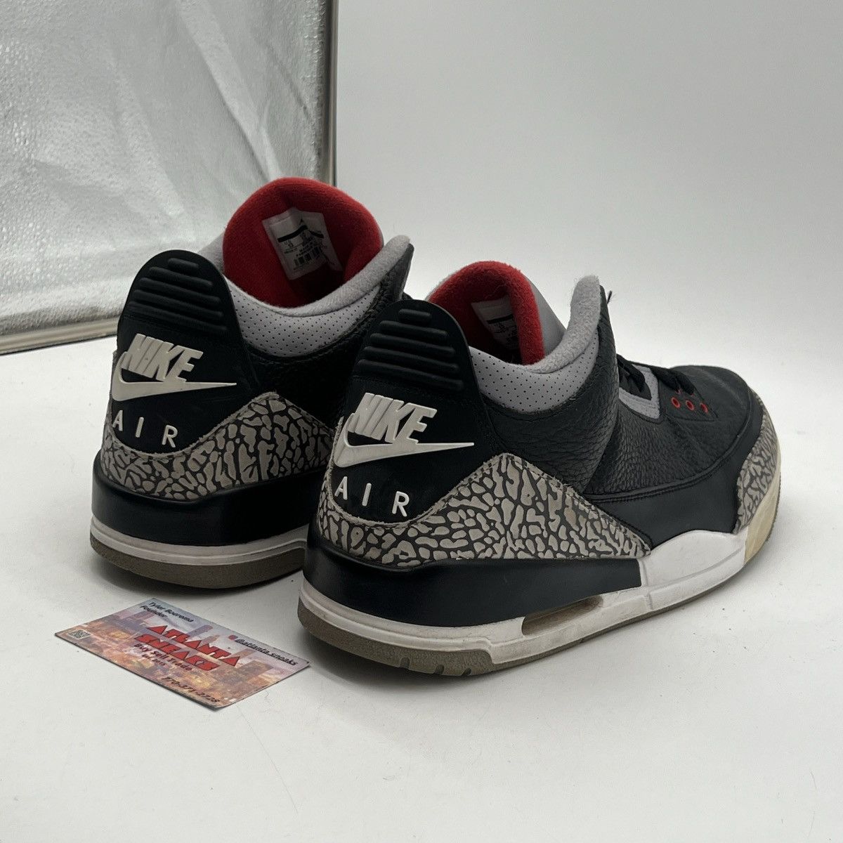 Jordan Brand Air Jordan 3 black cement Size US 13 / EU 46 - 5 Thumbnail