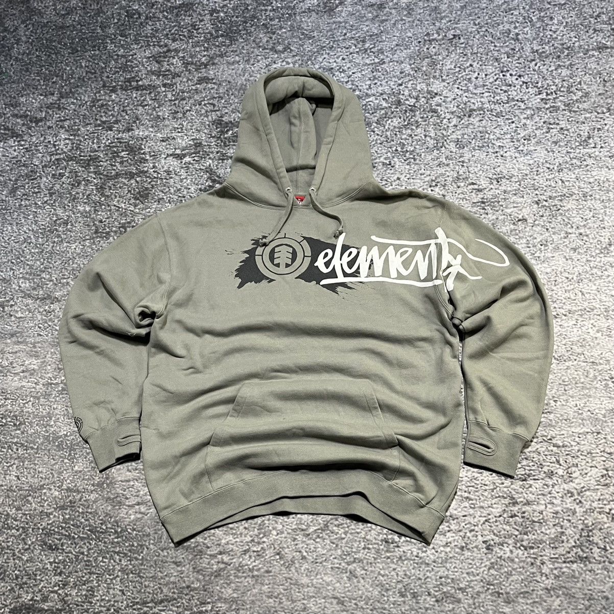 Element Vintage Y2K Elements Skateboards Grunge Spellout Hoodie Size US L / EU 52-54 / 3 - 1 Thumbnail