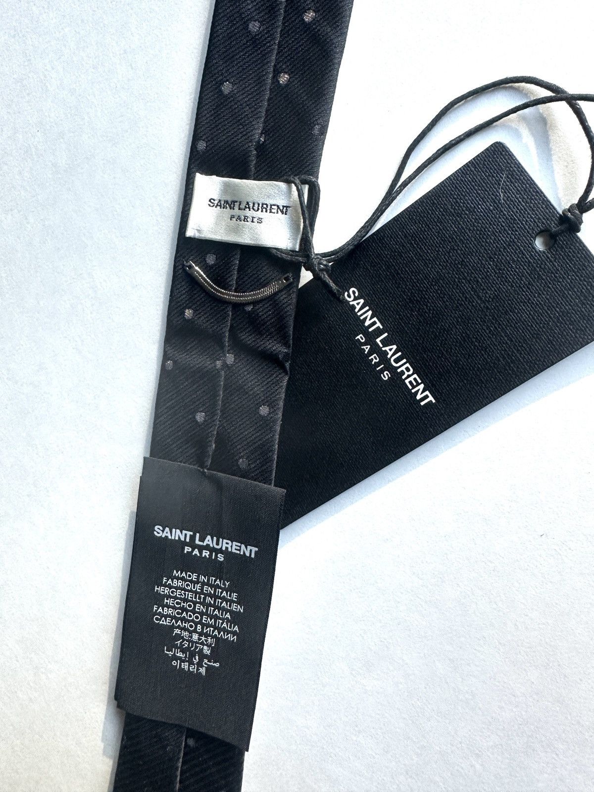 Saint Laurent Paris Polka Dot Tie - NIB Size ONE SIZE - 4 Thumbnail