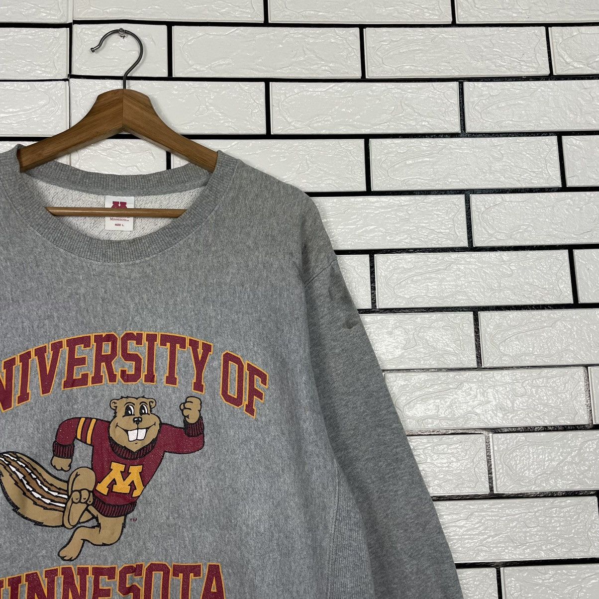 Japanese Brand University Of Minnesota Sweatshirt Size US L / EU 52-54 / 3 - 5 Thumbnail
