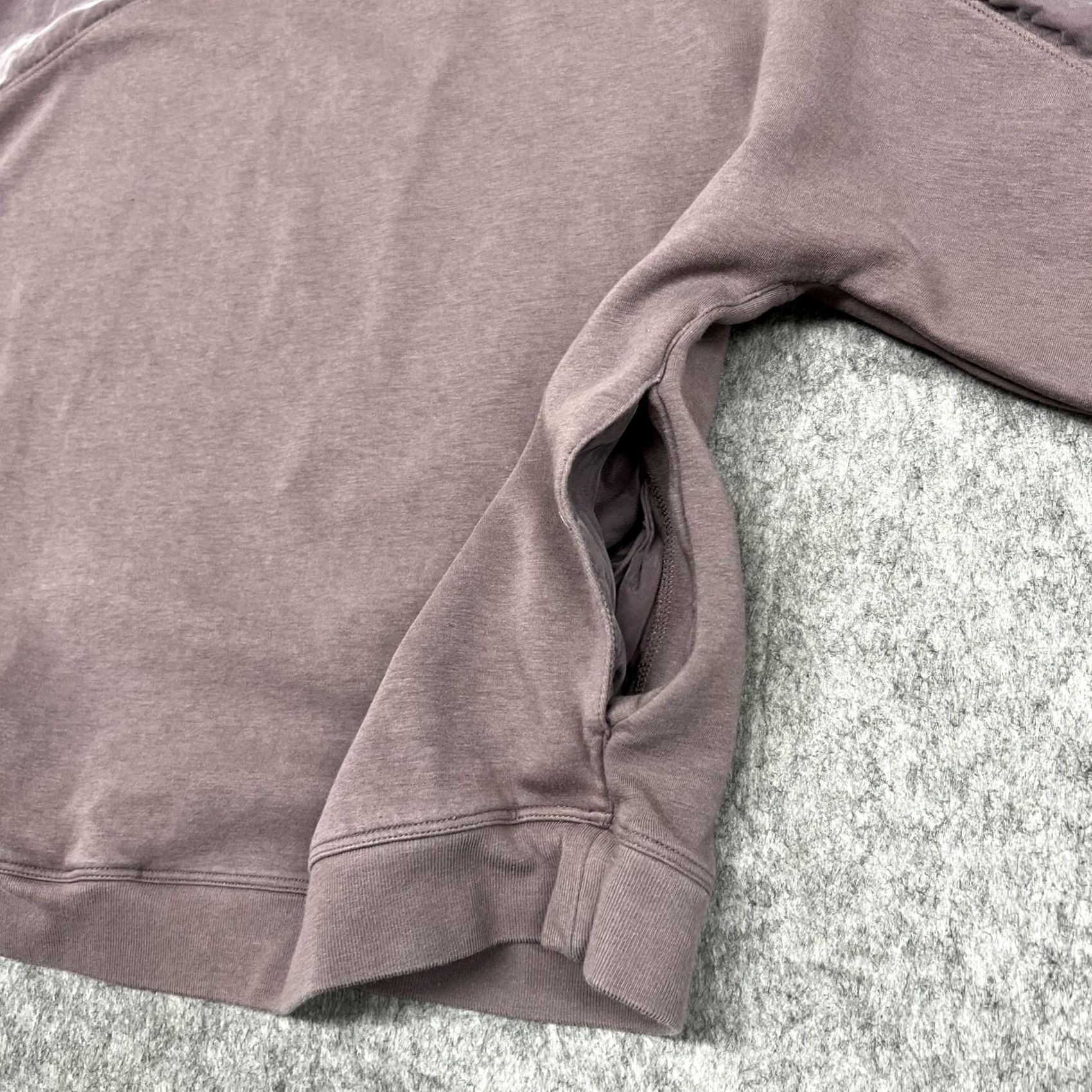 Massimo Dutti Massimo Dutti Sweatshirt Womens M Purple Raglan Pockets Crew Neck Size M / US 6-8 / IT 42-44 - 6 Thumbnail