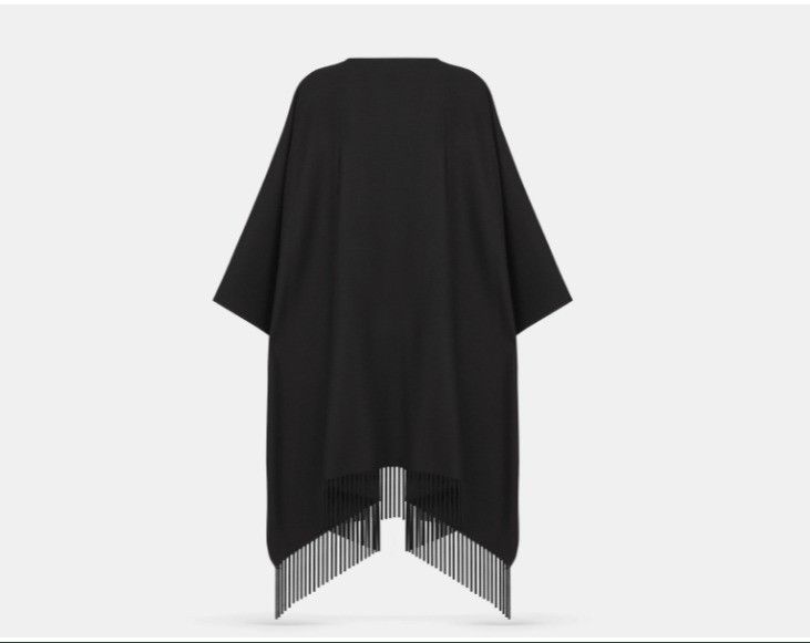Dior o1w1db10425 41ALA3 Size: OS / Poncho in Black Size ONE SIZE - 2 Thumbnail