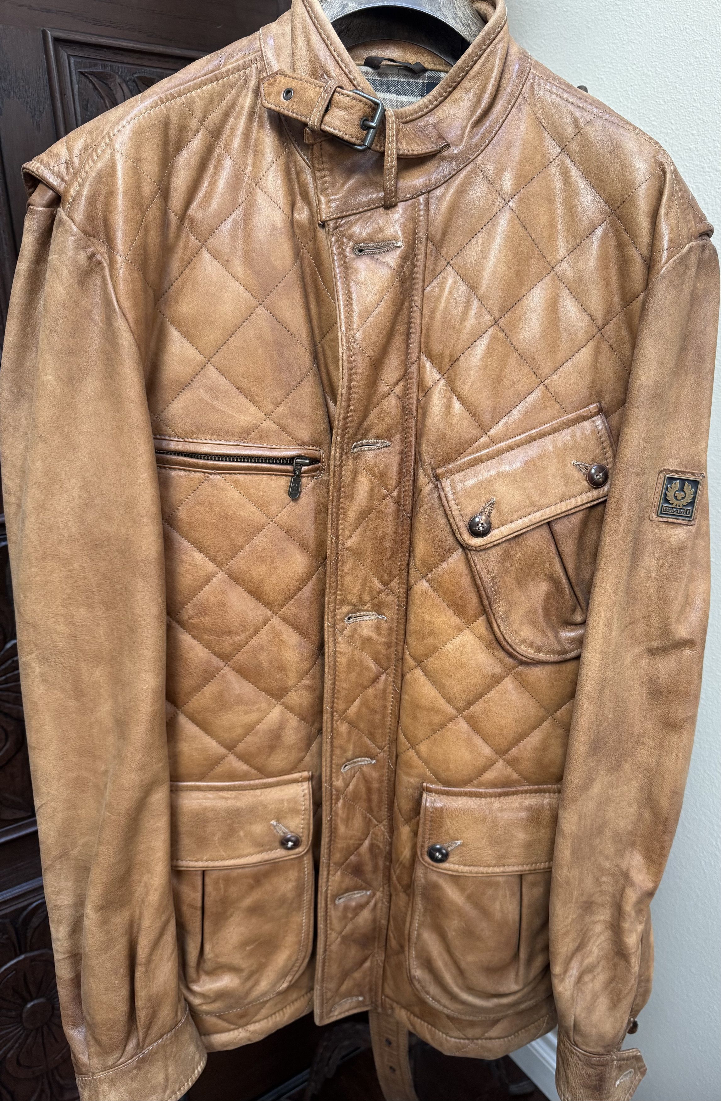 Belstaff Belstaff Gold Label Quilted Leather Trialmaster Size US L / EU 52-54 / 3 - 1 Thumbnail