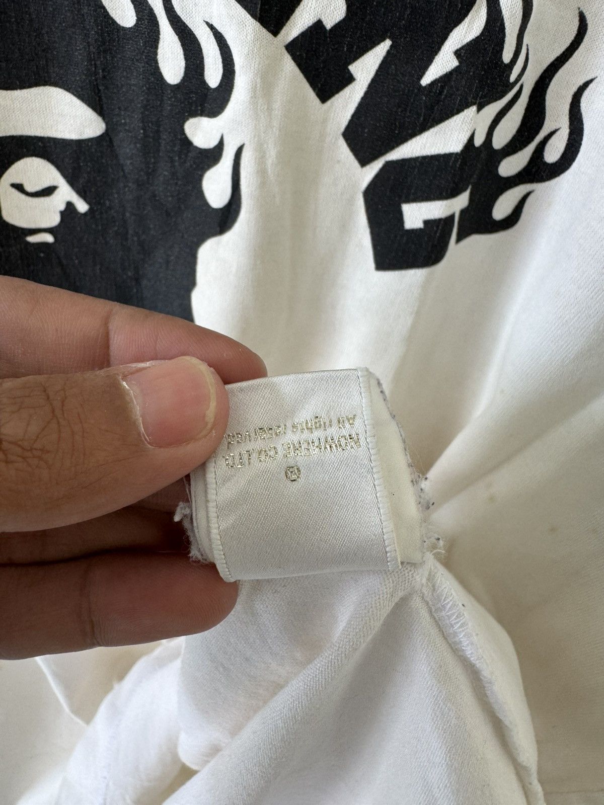 Bape VINTAGE BAPE FONT FIRE LOGO 3/4 SLEEVE T SHIRT Size US L / EU 52-54 / 3 - 13 Thumbnail