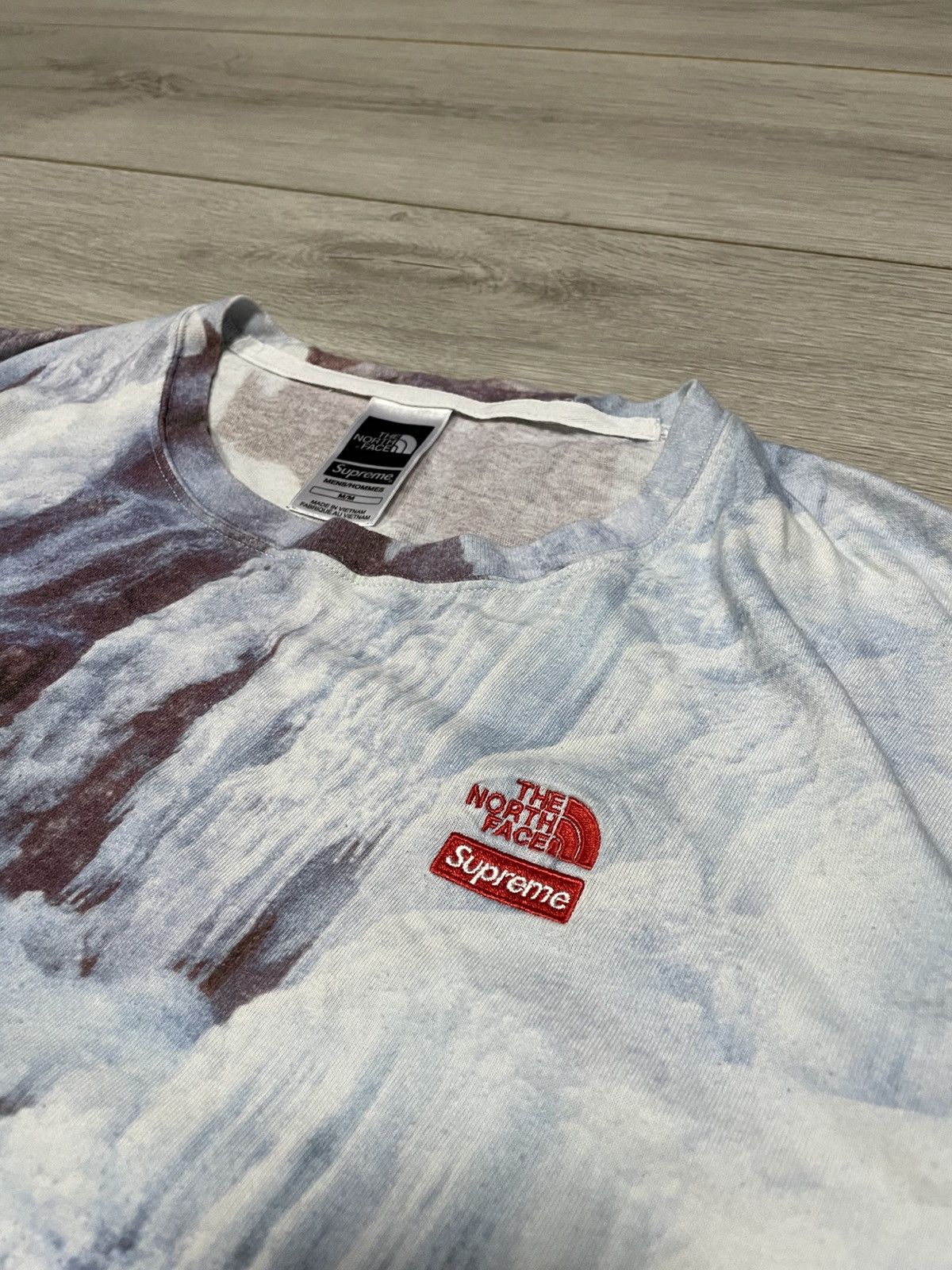 Supreme × The North Face Supreme North Face Ice Climb Tee overprint mountain Size US M / EU 48-50 / 2 - 3 Thumbnail