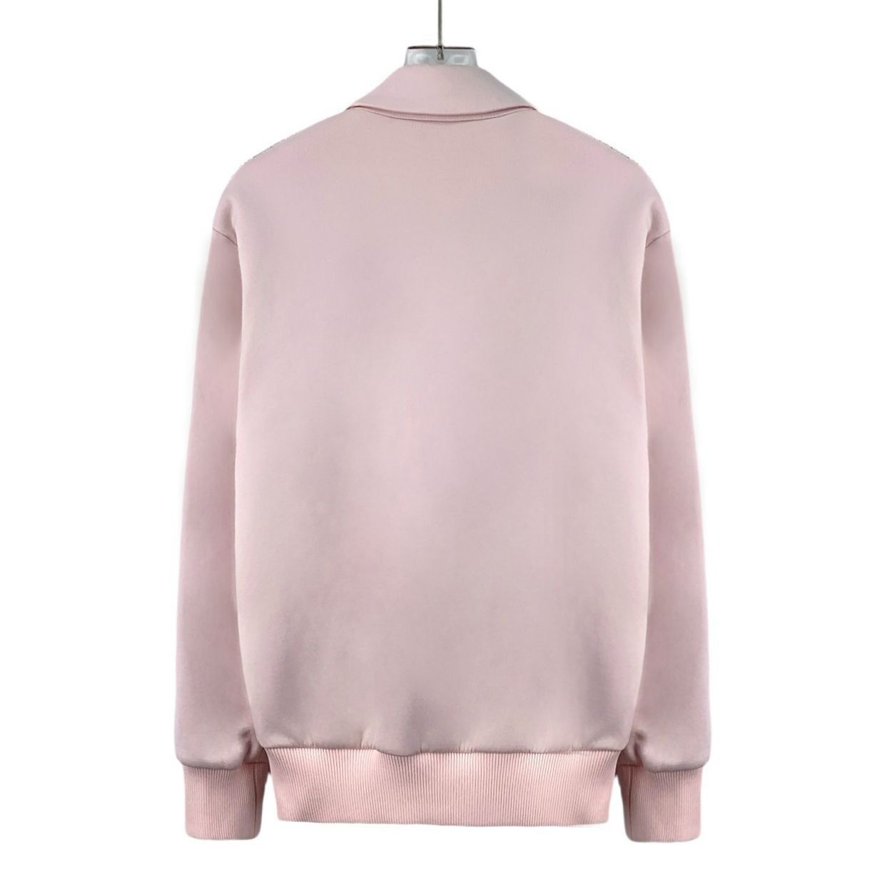 Miu Miu Miu Miu Pink Sequin & Diamond-Embellished Long-Sleeve Zip Ja Size S / US 4 / IT 40 - 8 Thumbnail