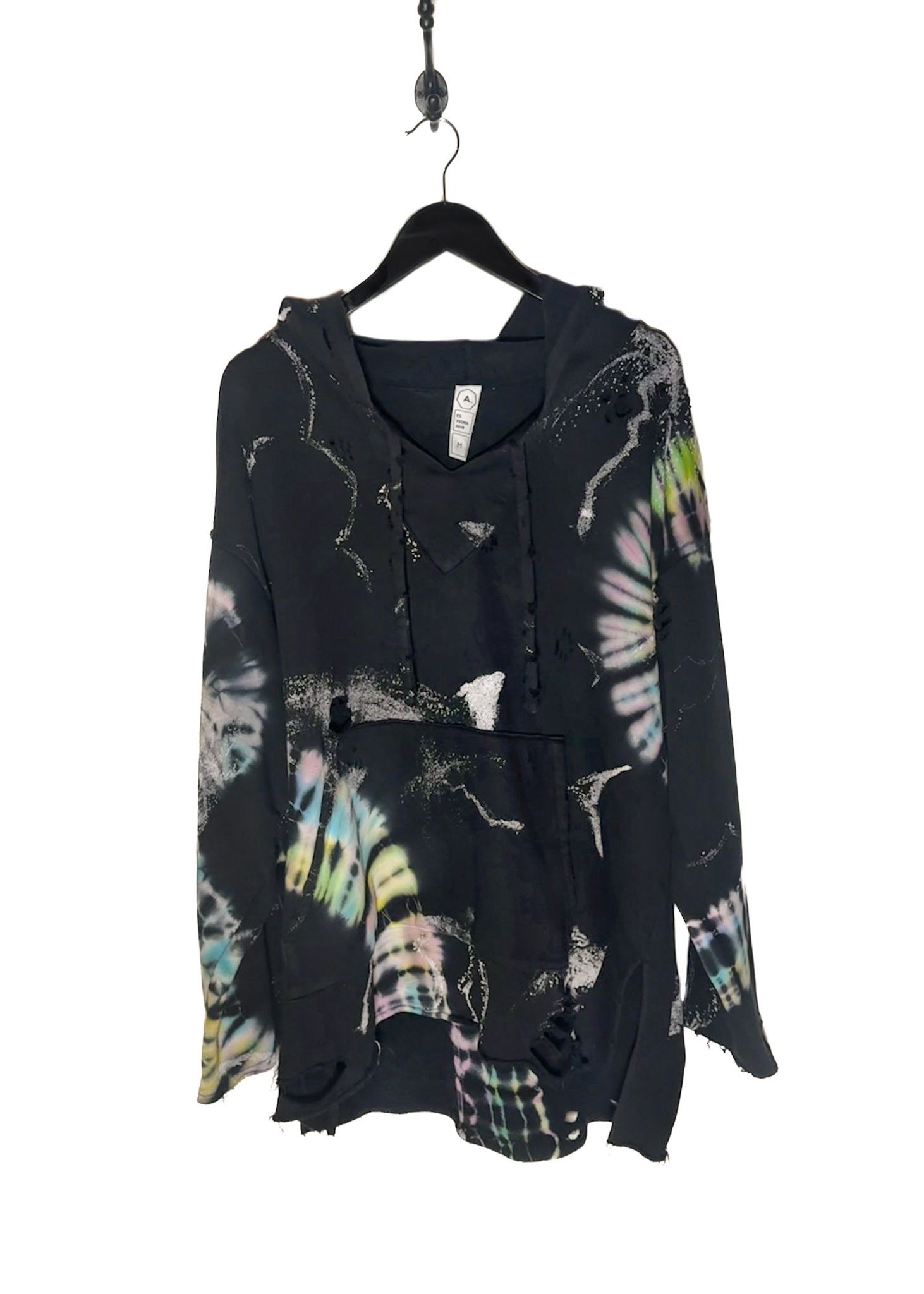 Alchemist Alchemist El Vedra 2018 Black Tie Dye Distressed Hoodie Size US M / EU 48-50 / 2 - 1 Thumbnail