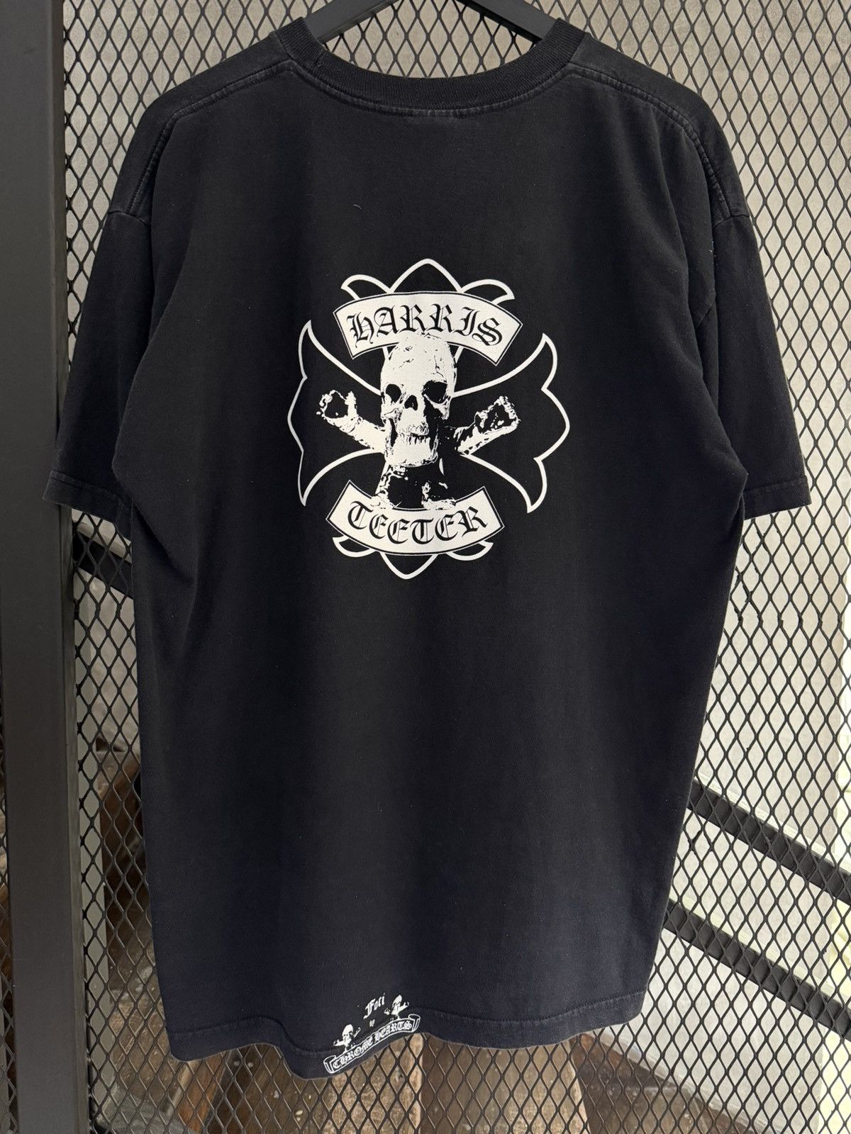 Chrome Hearts Vintage 1990s Chrome Hearts By Foti Harris Teeter Skull Tee Size US XL / EU 56 / 4 - 3 Thumbnail
