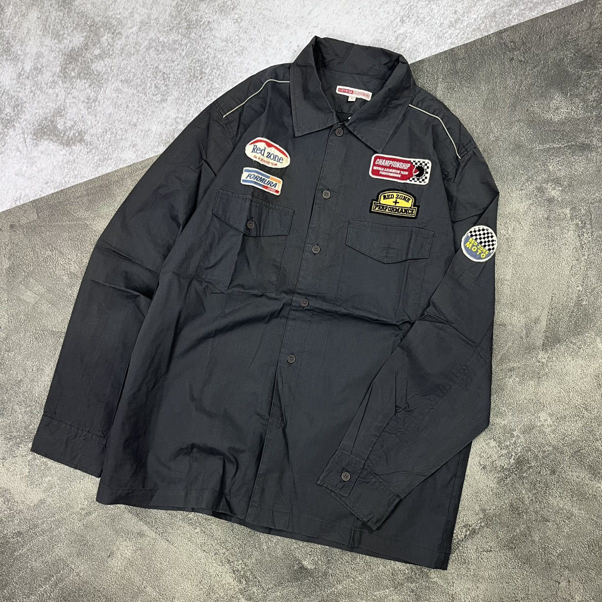 Japanese Brand Neyres pacth workshirt motorcycle shirt Size US XL / EU 56 / 4 - 2 Thumbnail