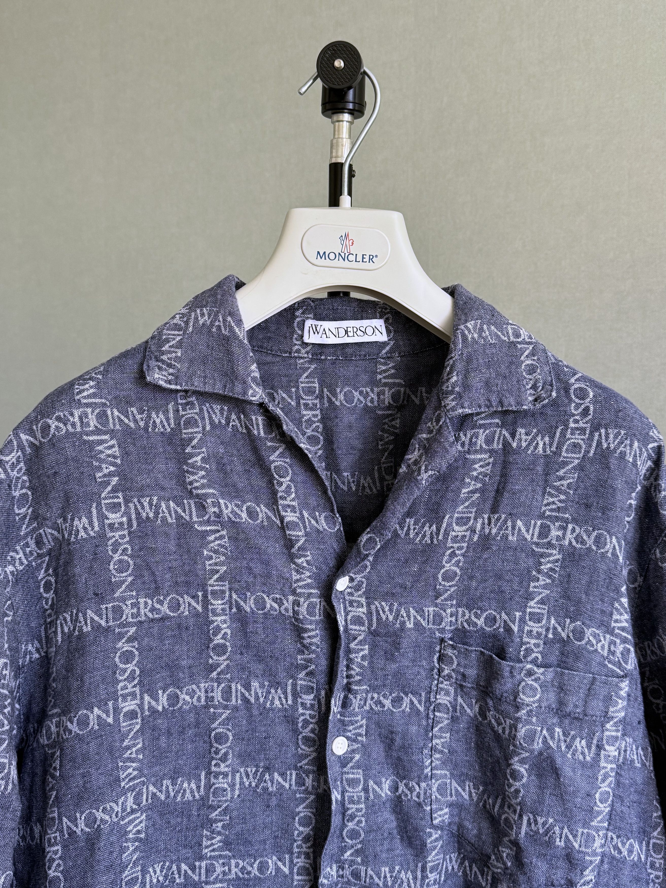 JW Anderson JW Anderson Monogram SHORT SLEEVE SHIRT Size US M / EU 48-50 / 2 - 2 Thumbnail