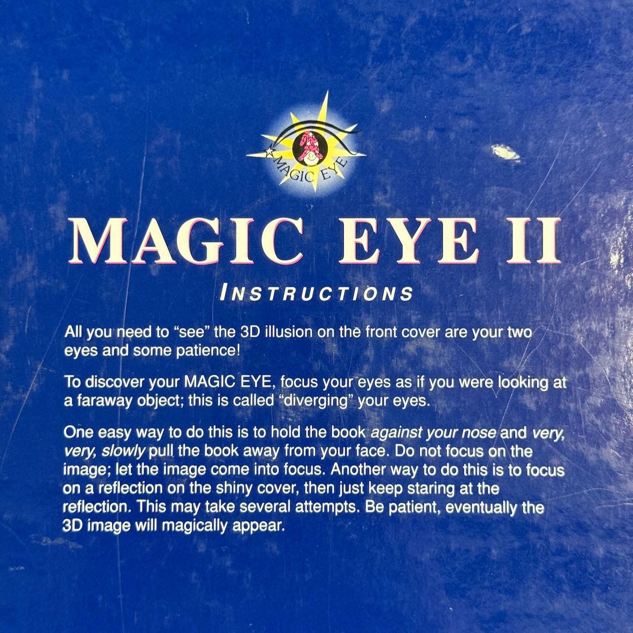 Other RARE VTG 1994 Magic Eye II 3D Illusions Book 1st Printing Size ONE SIZE - 6 Thumbnail