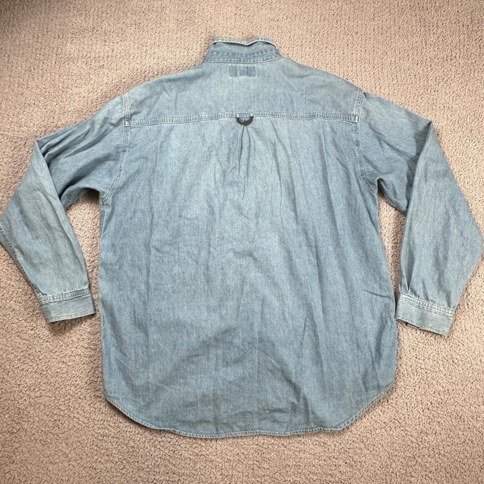 Other Vintage Marlboro Country Store Denim Shirt Long Sleeve MenXL Size US XL / EU 56 / 4 - 3 Thumbnail