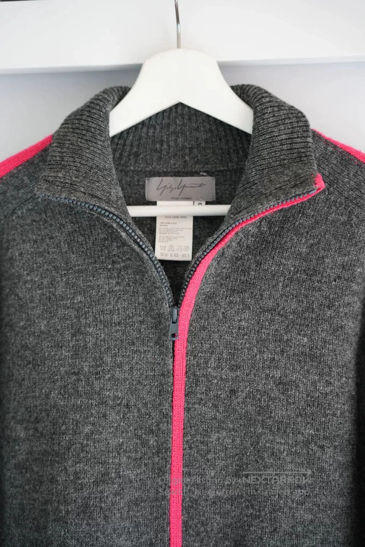 Yohji Yamamoto yohji yamamoto knit zip jacket in gray. Size US M / EU 48-50 / 2 - 4 Thumbnail