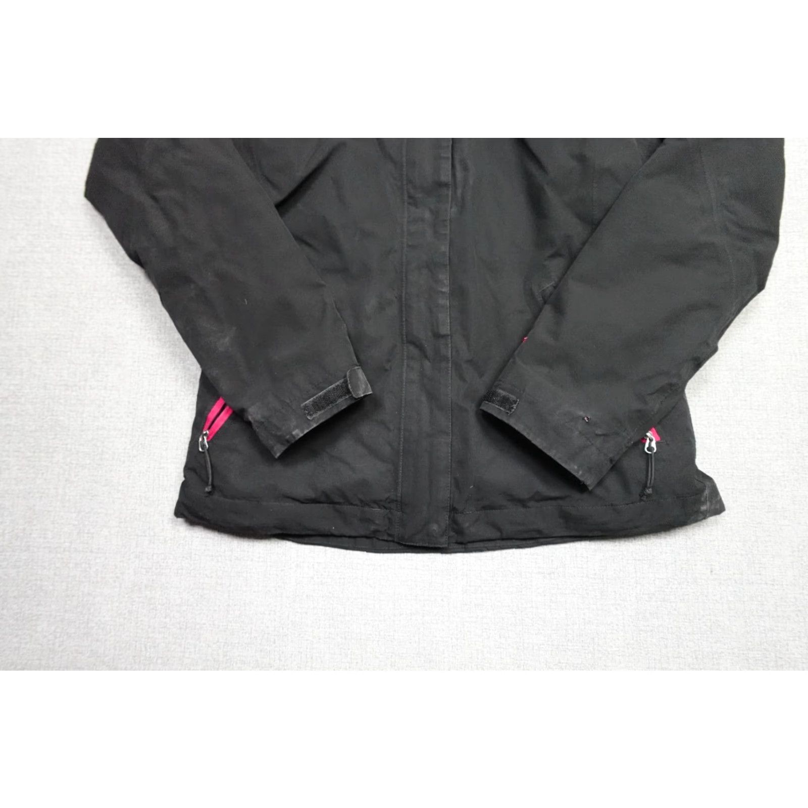 The North Face The North Face Jacket Womens Small Black Hyvent Hooded Windbreaker Raincoat Size S / US 4 / IT 40 - 3 Thumbnail