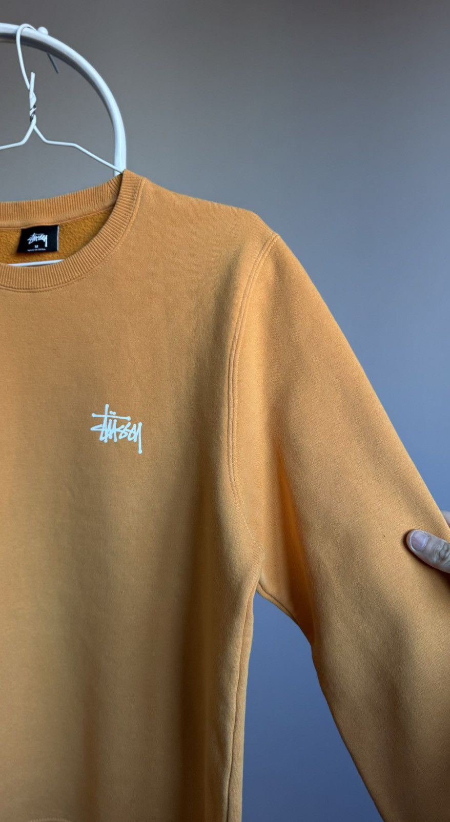 Stussy Stussy Basic Logo Sweatshirt Orange M Size US M / EU 48-50 / 2 - 12 Thumbnail
