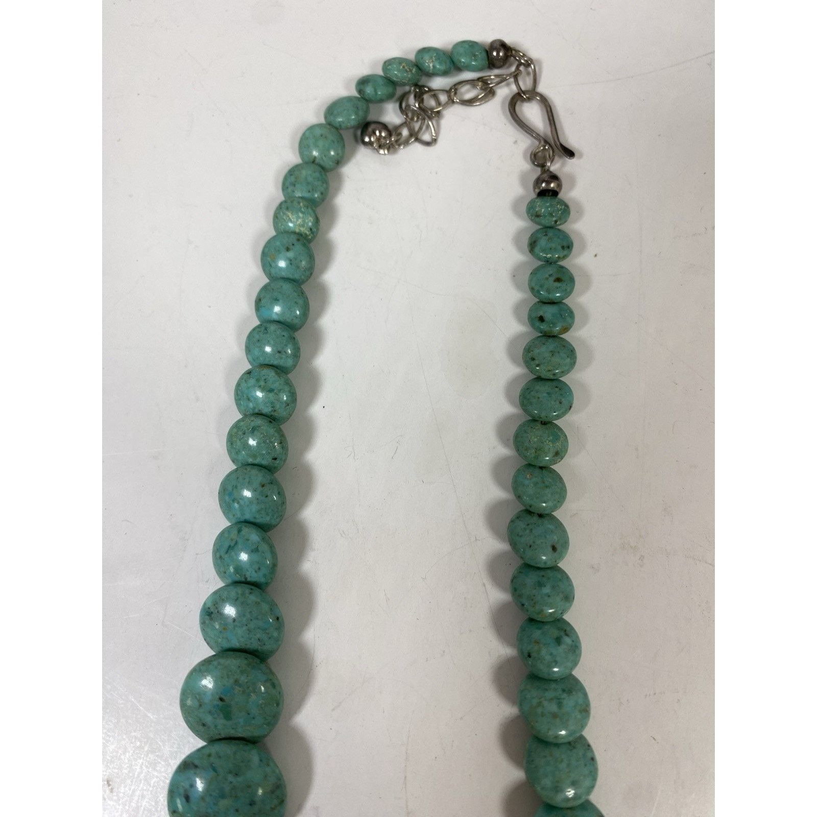 Other Graduated Beaded Turquoised Necklace w/ 925 Clasp Size ONE SIZE - 4 Thumbnail
