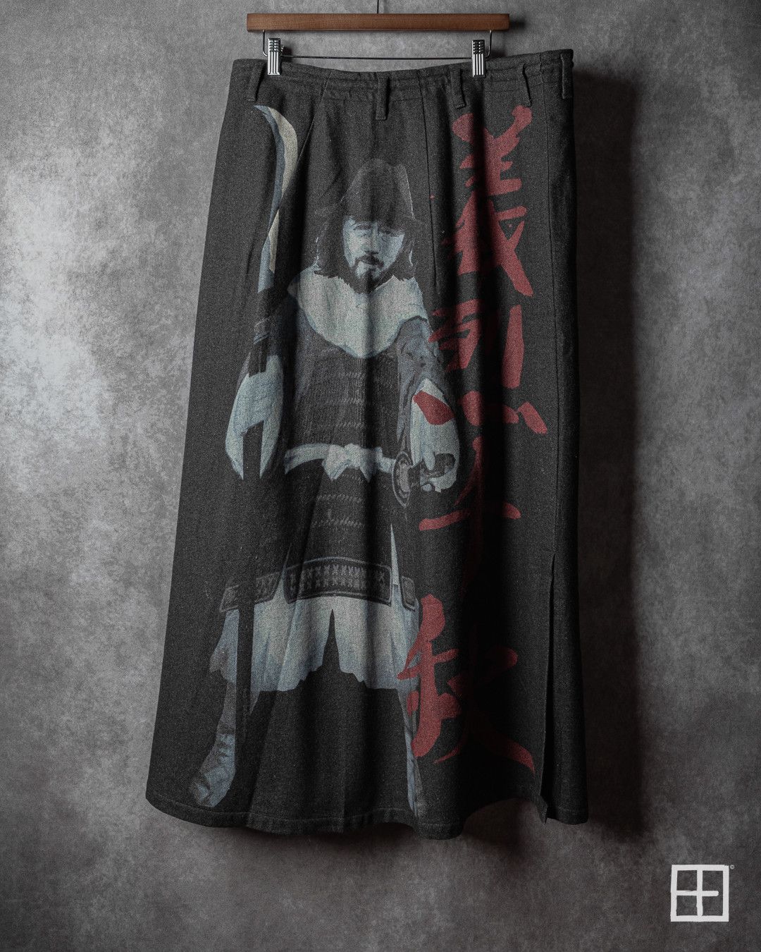 Yohji Yamamoto Yohji Yamamoto Pour Homme Black Scandal AW18 Printed Skirt Size US 32 / EU 48 - 1 Thumbnail