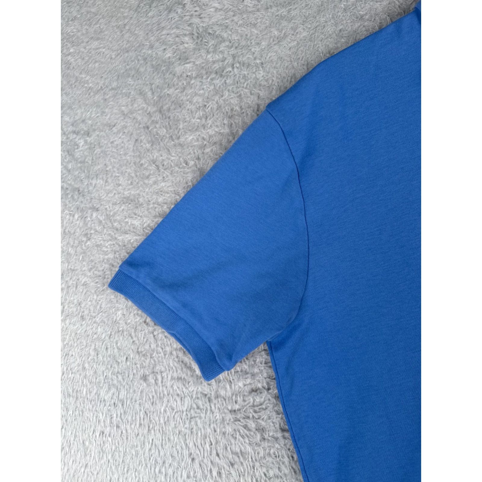 Ralph Lauren VINTAGE Ralph Lauren Polo Shirt Adult Medium Blue Jersey Short Sleeve Slim Fit 100% Cotton Embroidered Logo Mens Size US M / EU 48-50 / 2 - 3 Thumbnail