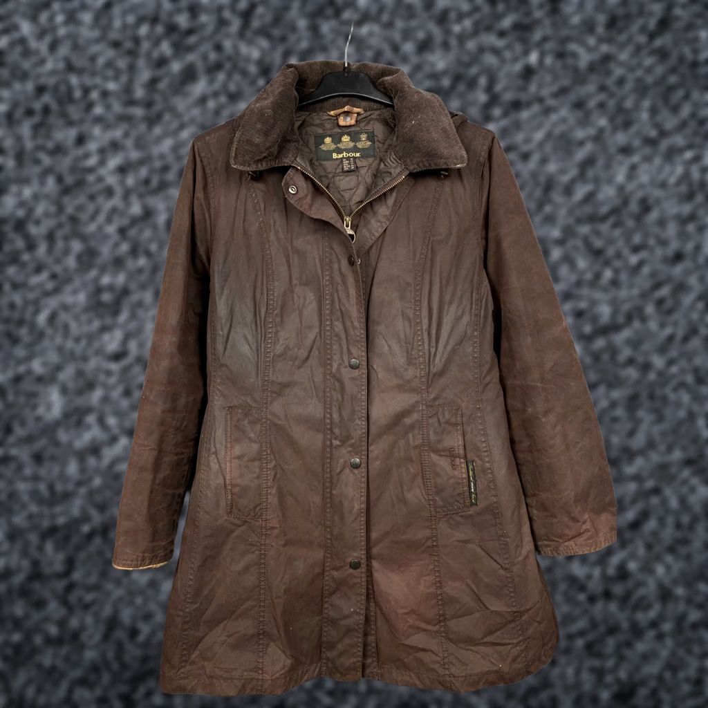Barbour VINTAGE Barbour Belsay Waxed Jacket Womens XS? Not applicable Size XL / US 12-14 / IT 48-50 - 1 Thumbnail