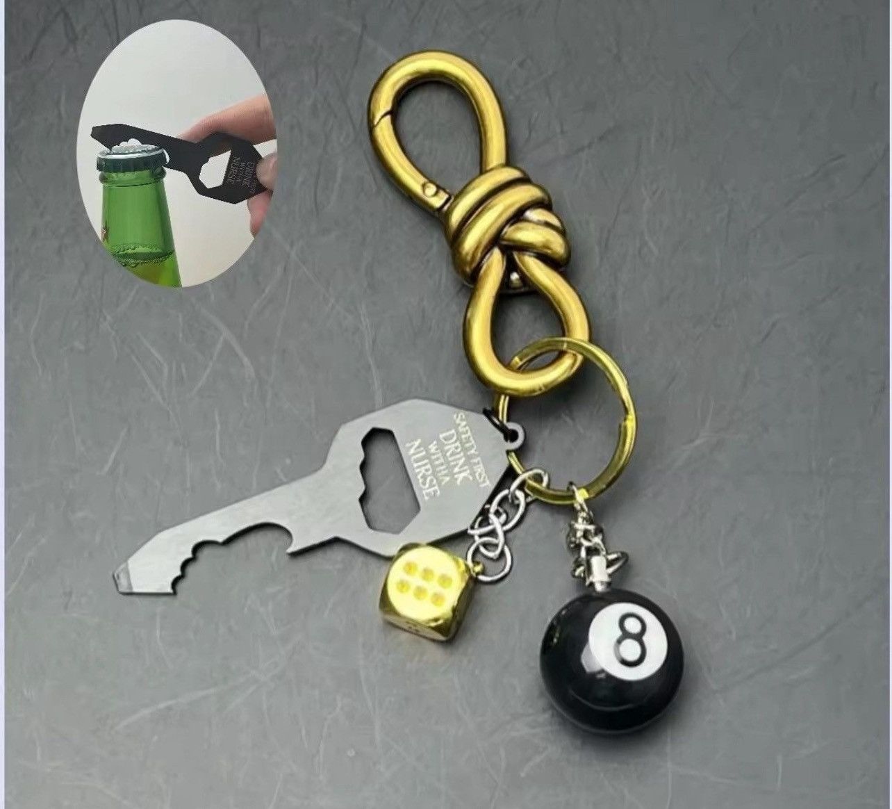 Other Jeans Carabiner Keychain Size ONE SIZE - 2 Thumbnail