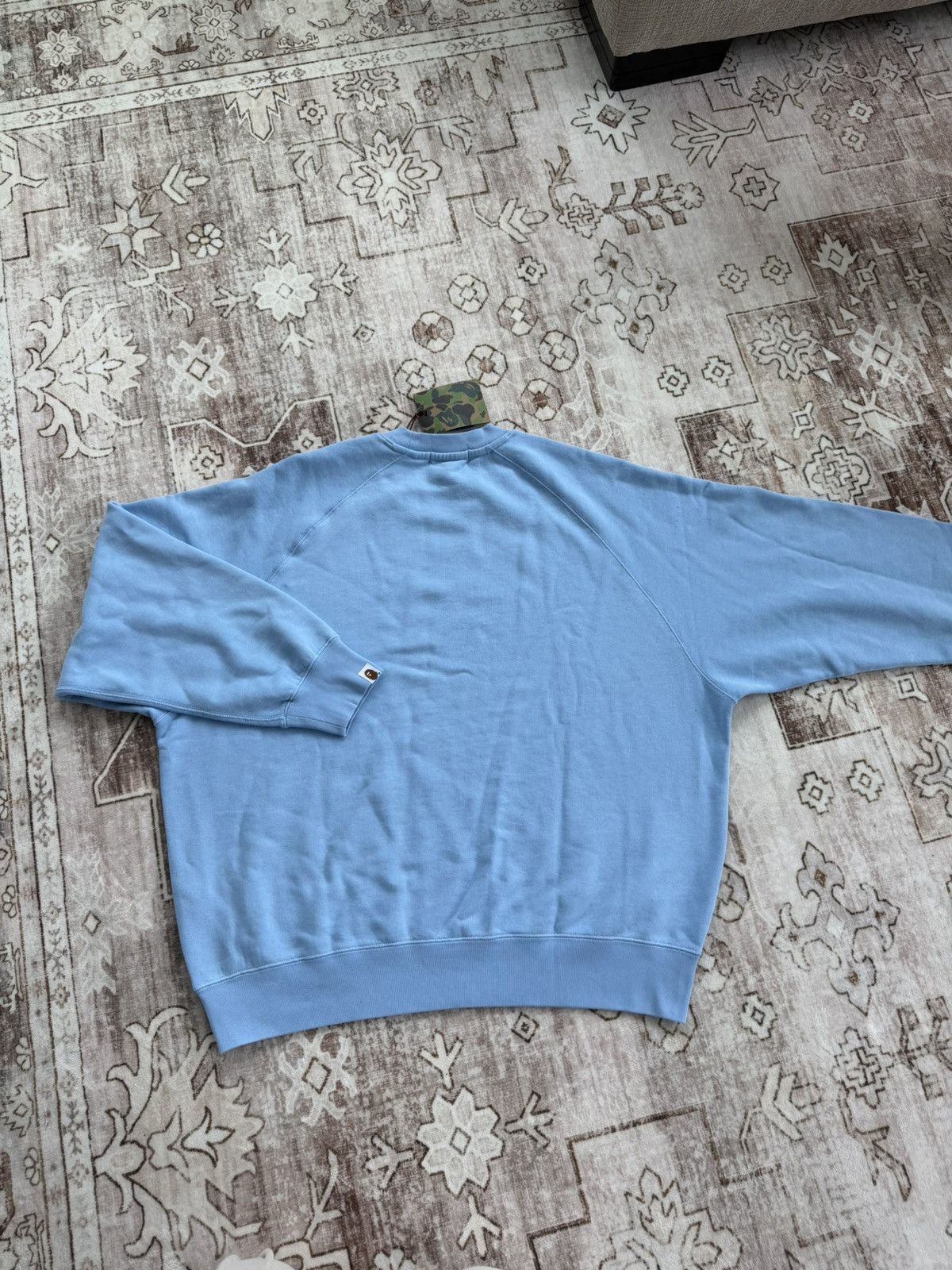 Bape HEAVY WASH BABY MILO RELAXED FIT CREWNECK SWEATSHIRT LARGE Size US L / EU 52-54 / 3 - 2 Thumbnail