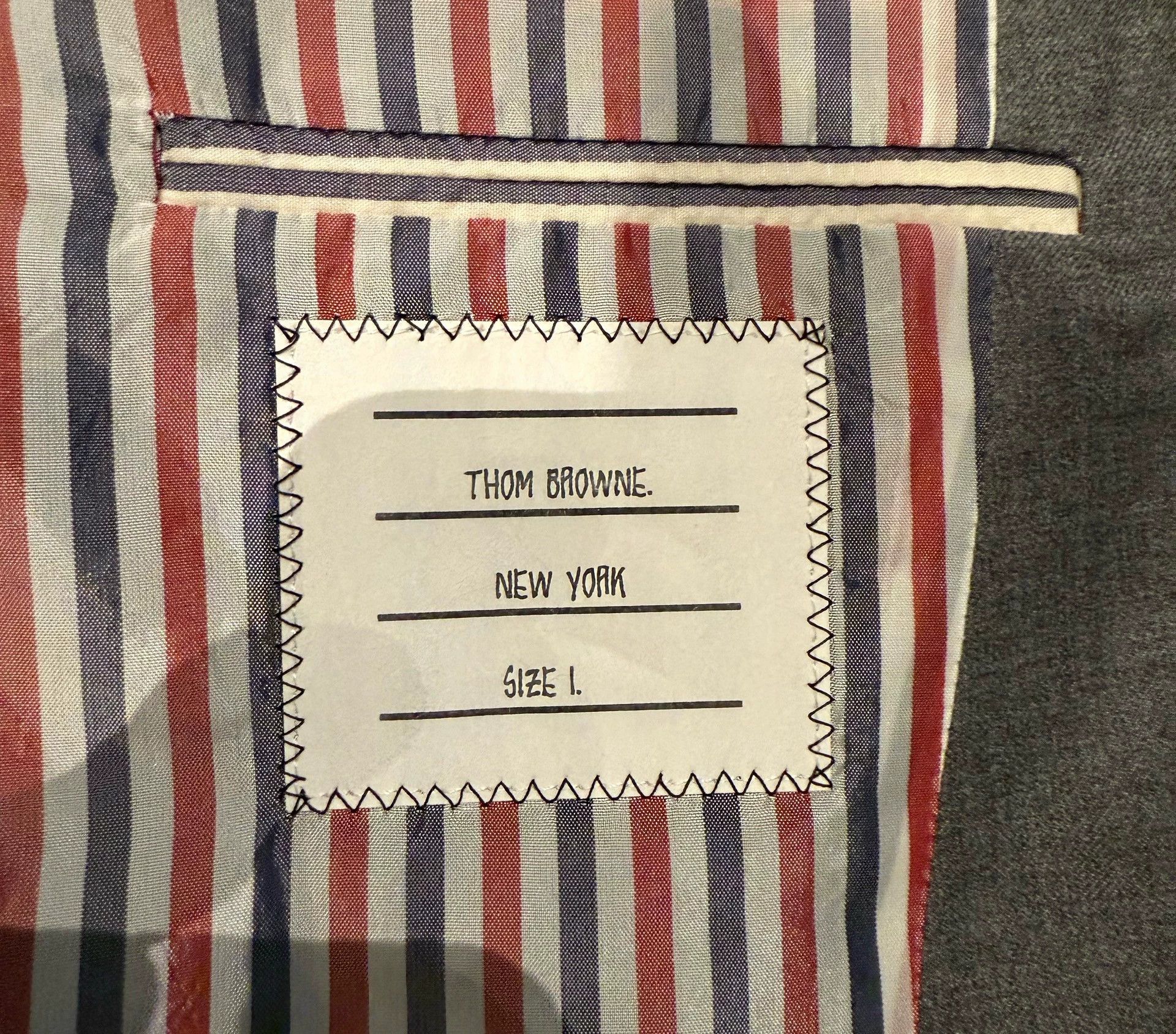 Thom Browne Thom Browne Classic Mid Gray Suit Size1 100% Wool Size US S / EU 44-46 / 1 - 4 Thumbnail
