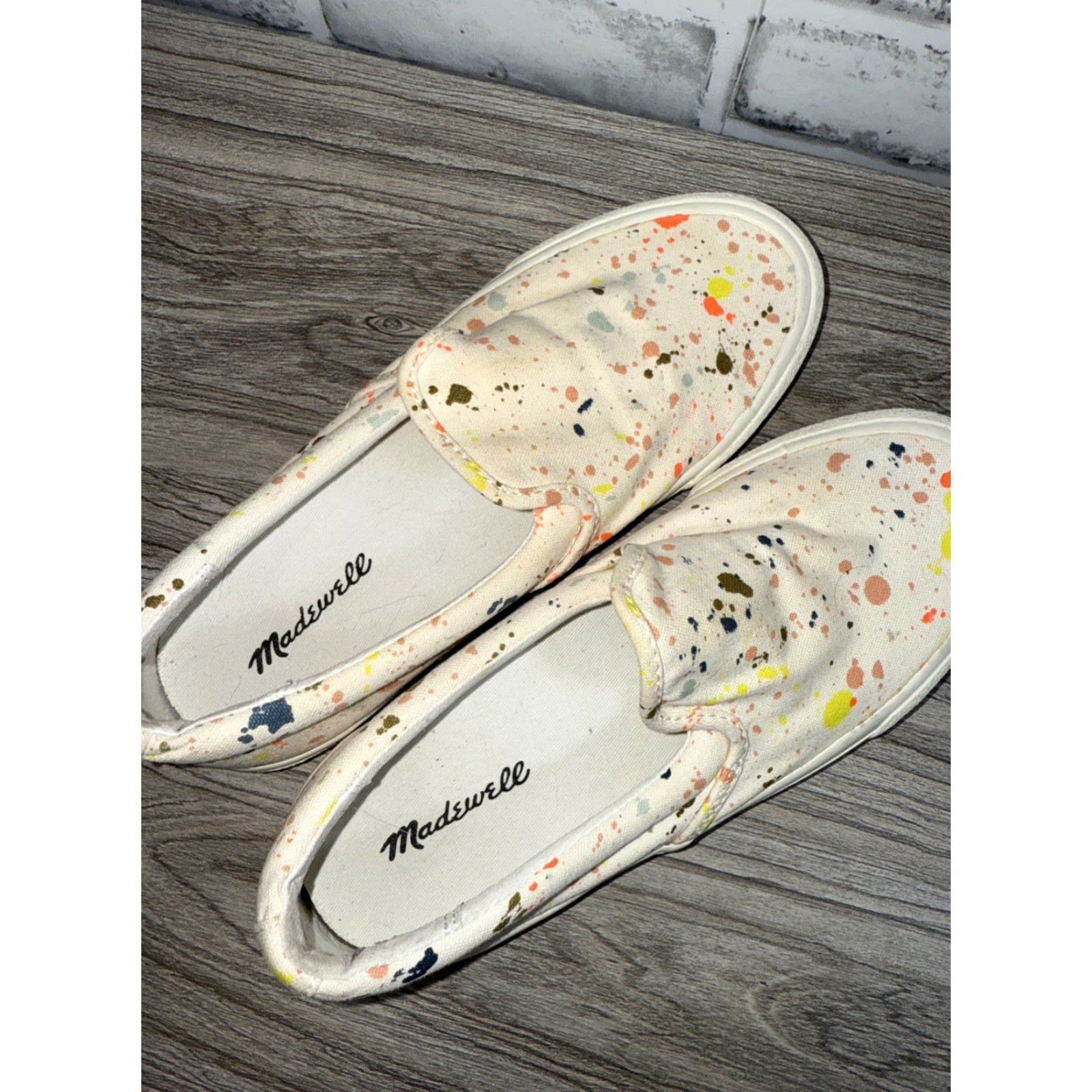Madewell Madewell Sidewalk Paint Splatter slip-on Women’s Sneaker Size 6 Shirt? Size US 6 / IT 36 - 5 Thumbnail