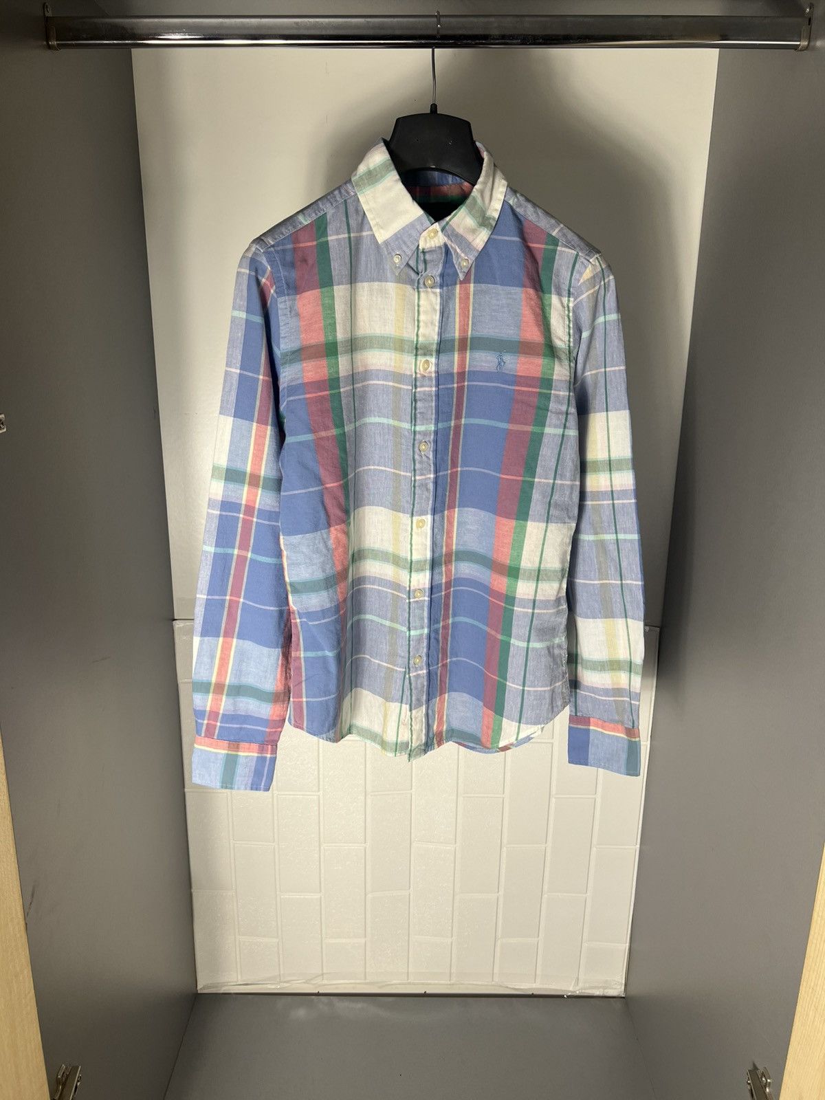 Polo Ralph Lauren × Vintage VERY RARE POLO RALPH LAUREN DESIGNER LONG SLEEVE SHIRT Y2K Size US M / EU 48-50 / 2 - 1 Thumbnail