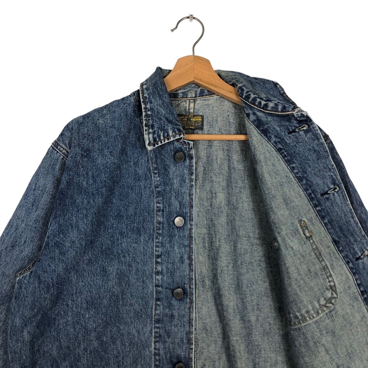 Buzz Rickson's 🔥80’s Denim Work Hikory Chore Jacket Valman Size US M / EU 48-50 / 2 - 10 Thumbnail