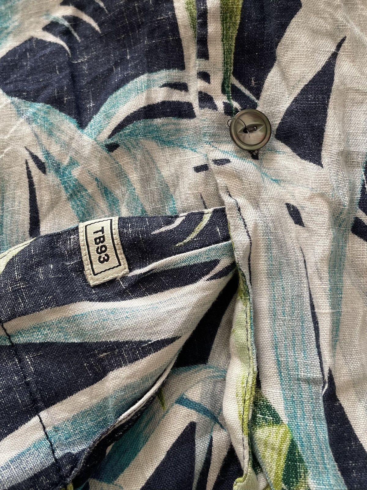 Tommy Bahama Tommy Bahama Linen Aloha Hawaiian Shirt Unworn Size US L / EU 52-54 / 3 - 8 Thumbnail