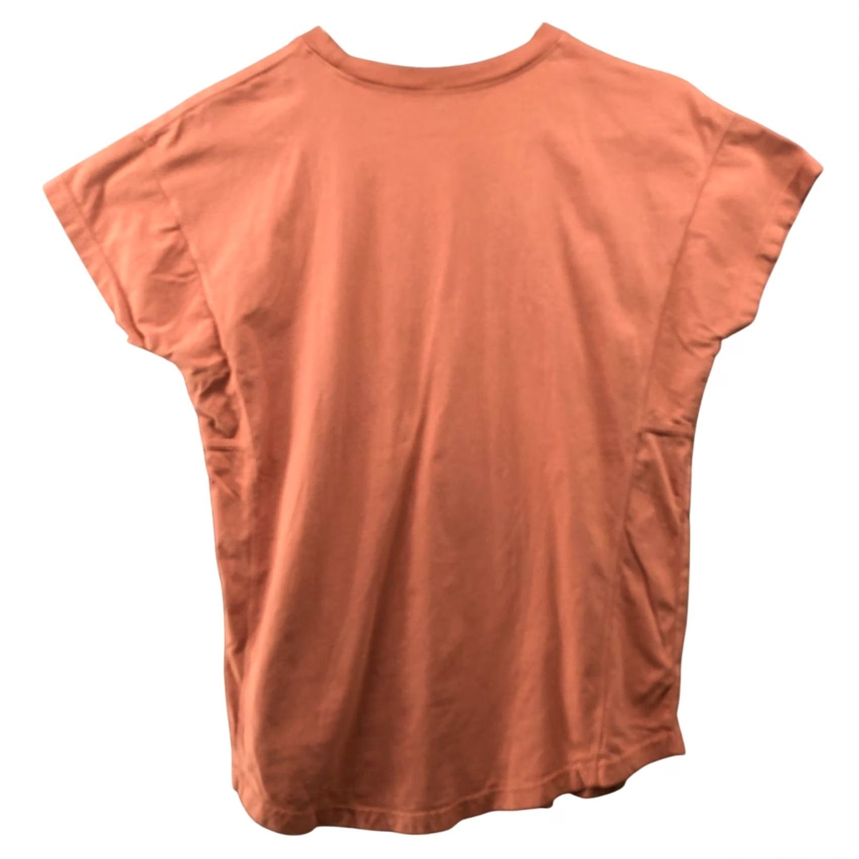 Madewell Madewell Seamed Tee Womens XXS Short Sleeve Peach Relaxed Crewneck T Shirt Size XXS / US 00 / IT 34 - 2 Thumbnail