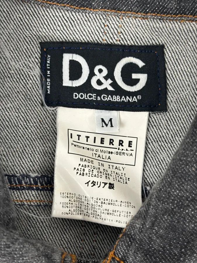 Dolce & Gabbana SS2005 Dolce & Gabbana Cargo Pocket Grey Denim Jacket Size US M / EU 48-50 / 2 - 10 Thumbnail