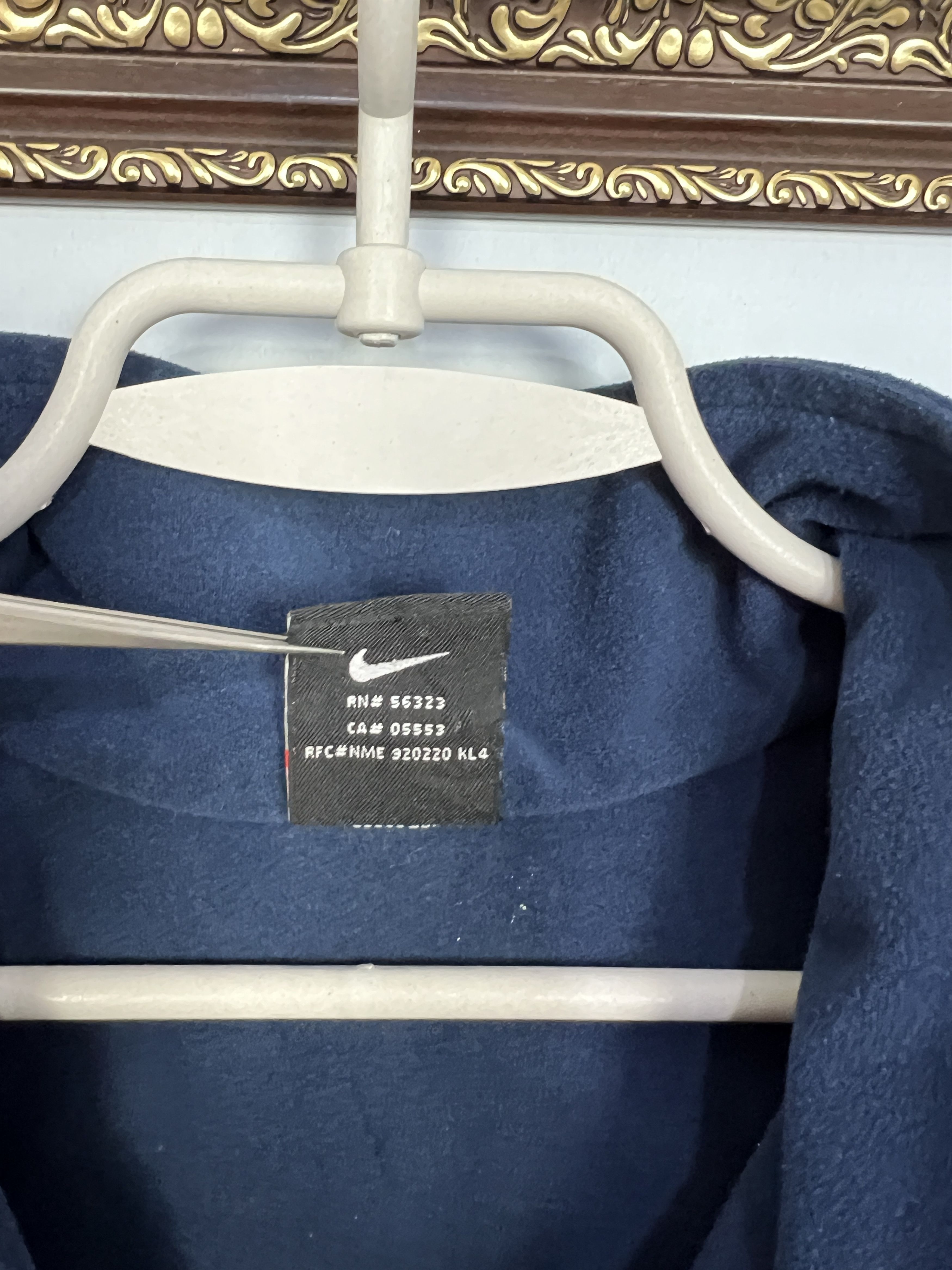 Nike Vintage 90's Nike Barcelona Football Fleece Jacket Soccer Size US XL / EU 56 / 4 - 8 Thumbnail