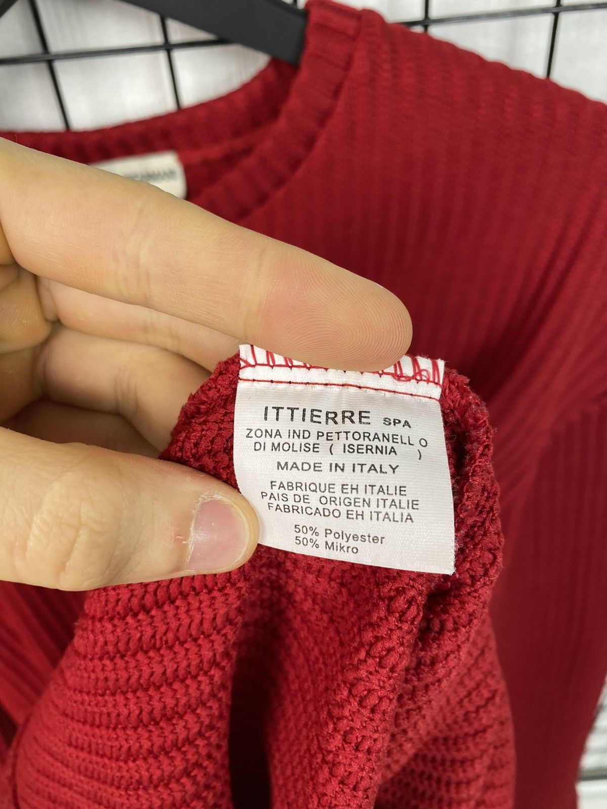 Armani × Emporio Armani Emporio Armani men sweater red XL made in italy sweatshirt Size US XL / EU 56 / 4 - 16 Thumbnail
