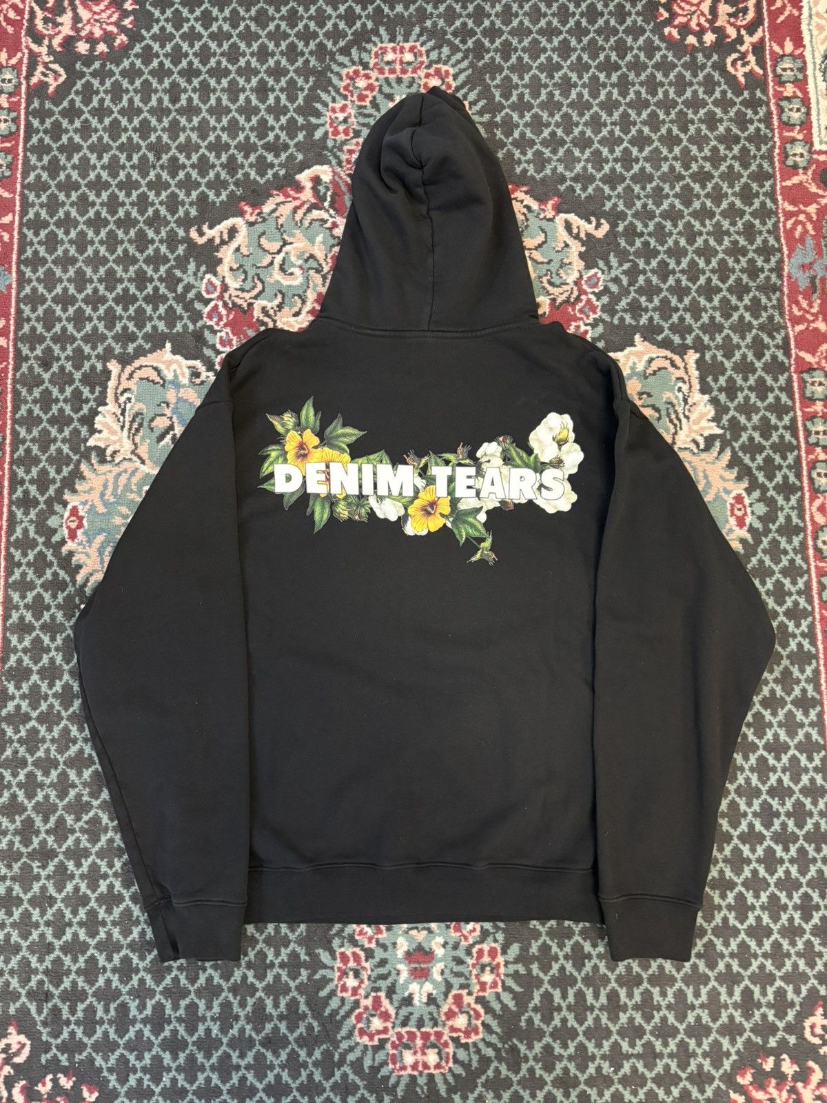 DENIM TEARS × Virgil Abloh Denim Tears x Virgil Abloh Art Pullover Hoodie Size US XL / EU 56 / 4 - 2 Thumbnail