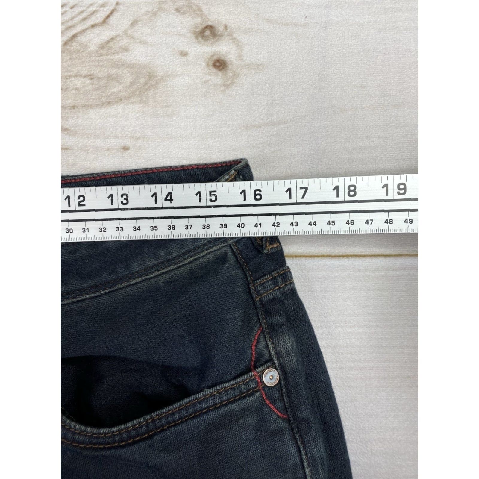 Tommy Bahama VINTAGE Tommy Bahama Jeans Mens 34/32 Dark Wash Antigua Cove Straight Denim Blue 5-Pocket Mens Size US 34 / EU 50 - 6 Thumbnail