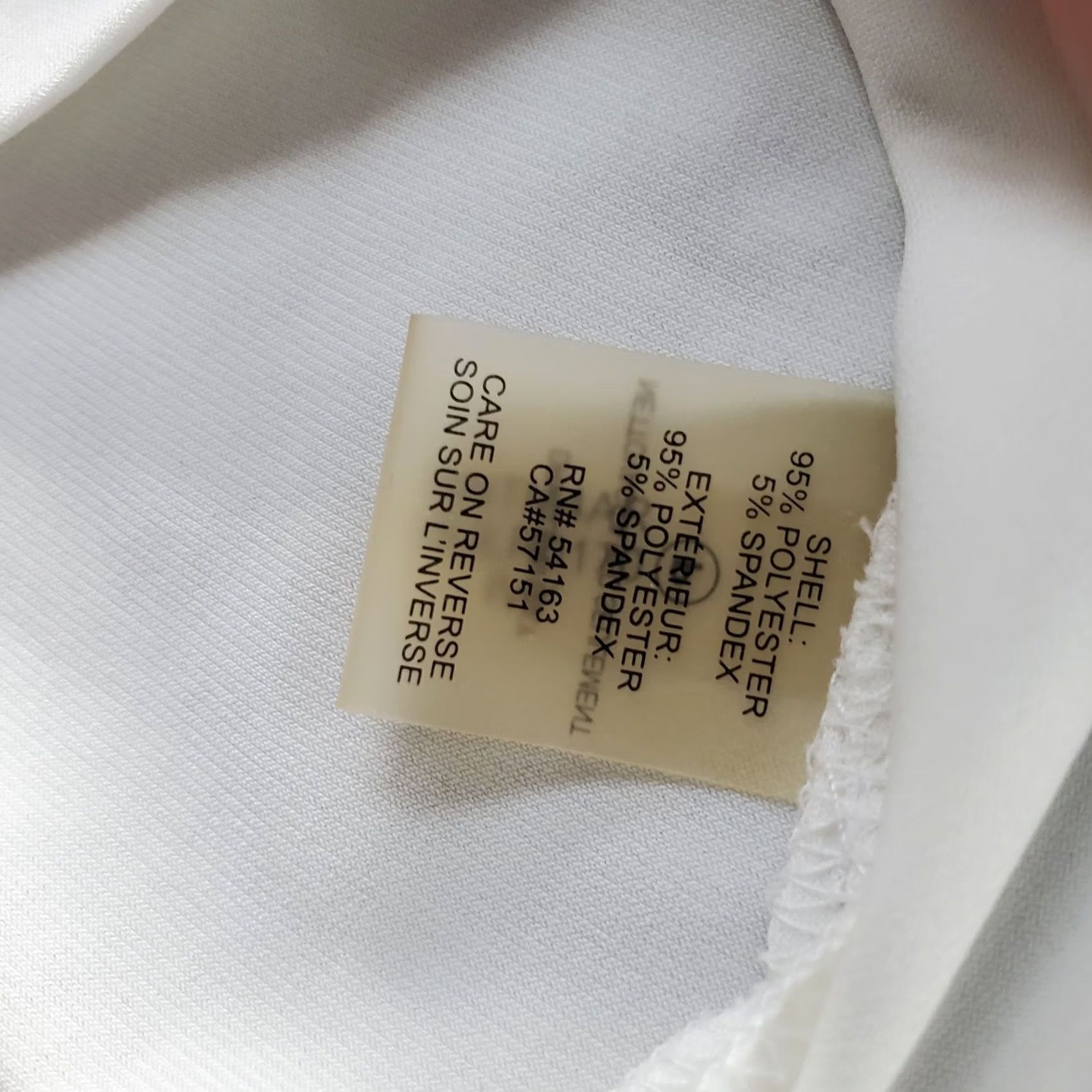 Vintage Ivanka Trump Blouse Womens XS White Long Sleeve V Neck Slit Lace Up Detail Shirt Womens Size XS White Ivanka Trump Blouse Size XS / US 0-2 / IT 36-38 - 7 Thumbnail