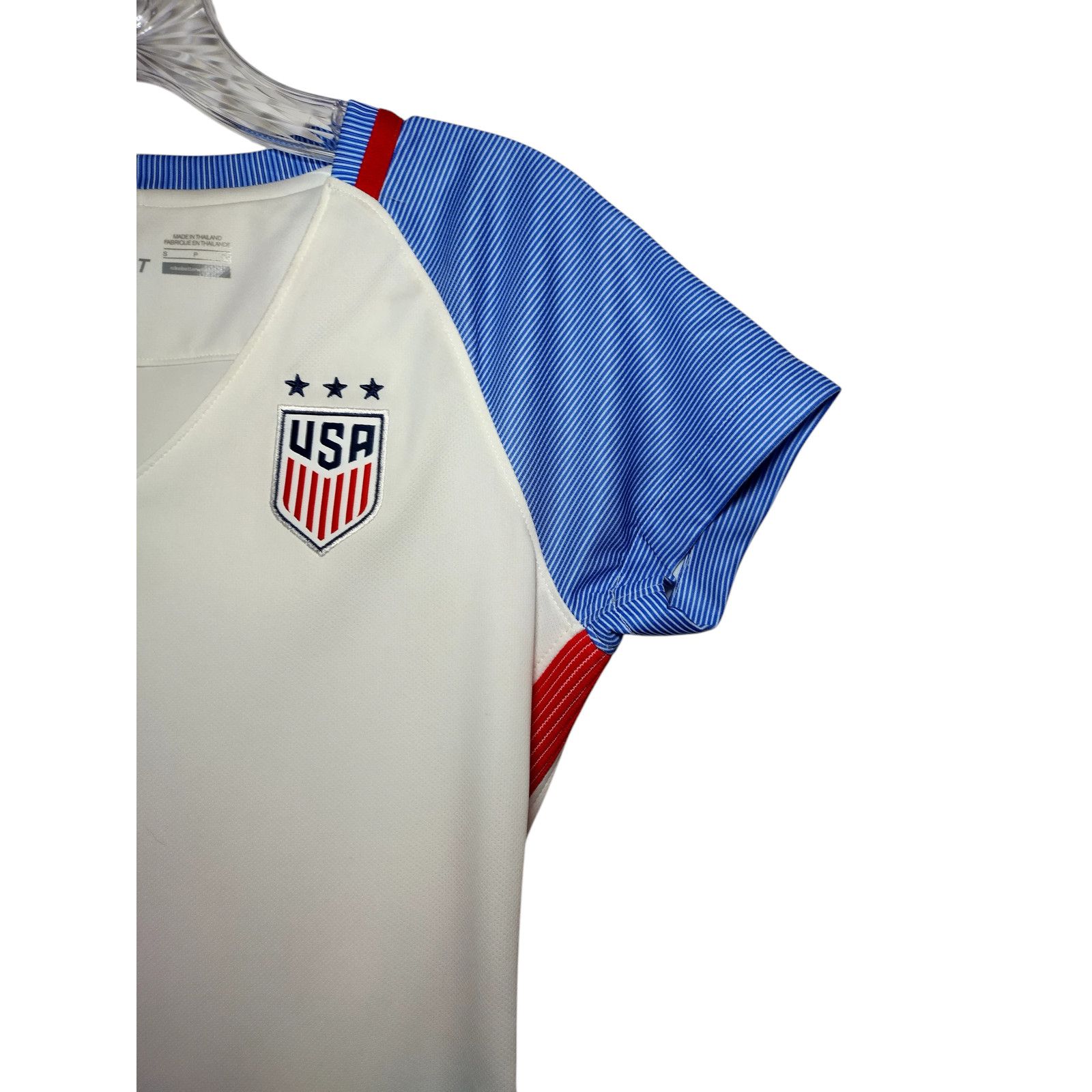 Nike NIKE USA Women Short Sleeve White Blue Red Patriotic Sz Sm Size S / US 4 / IT 40 - 8 Thumbnail