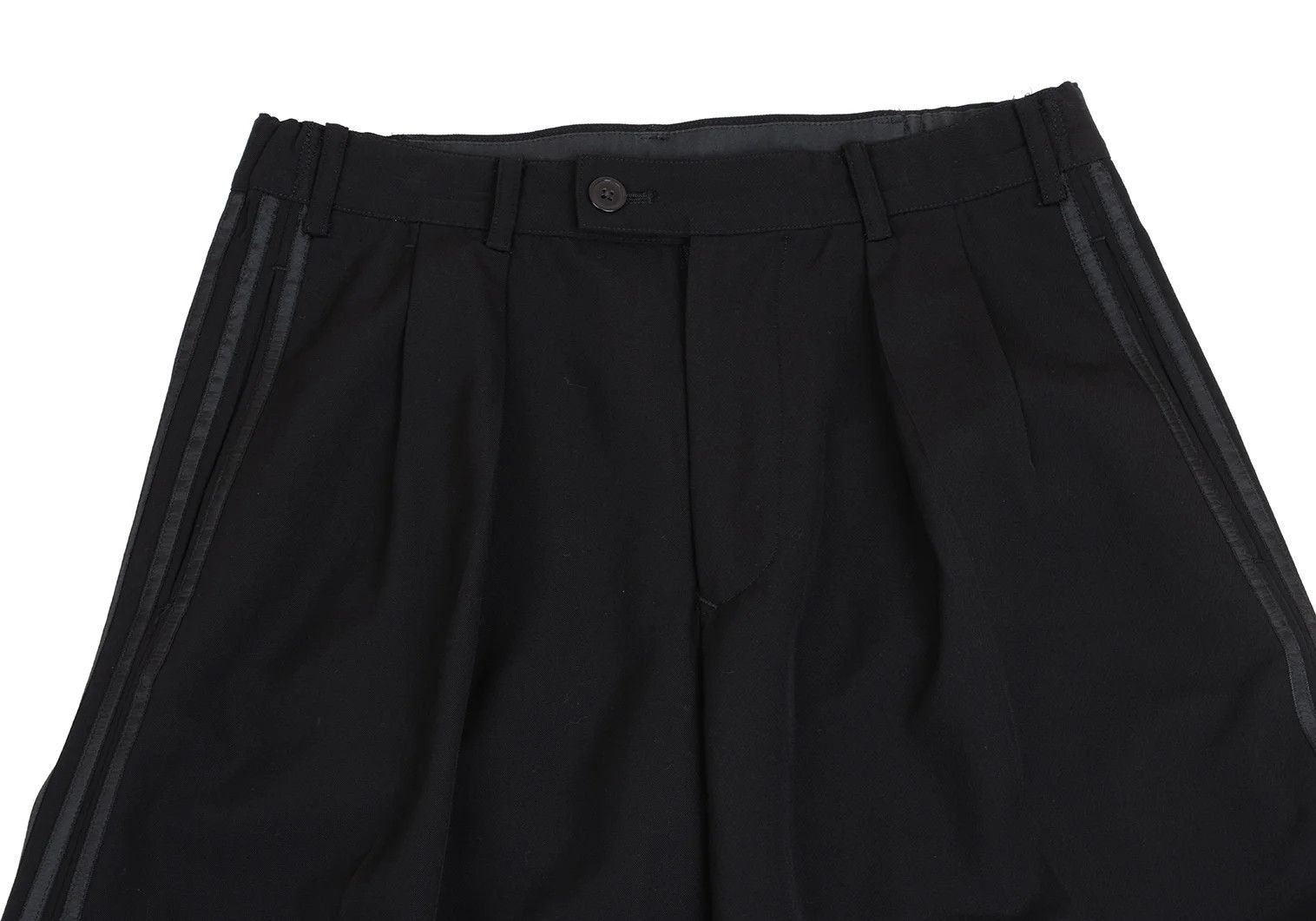 Yohji Yamamoto Yohji Yamamoto Three-Line Tap Pants Black Size US 30 / EU 46 - 3 Thumbnail