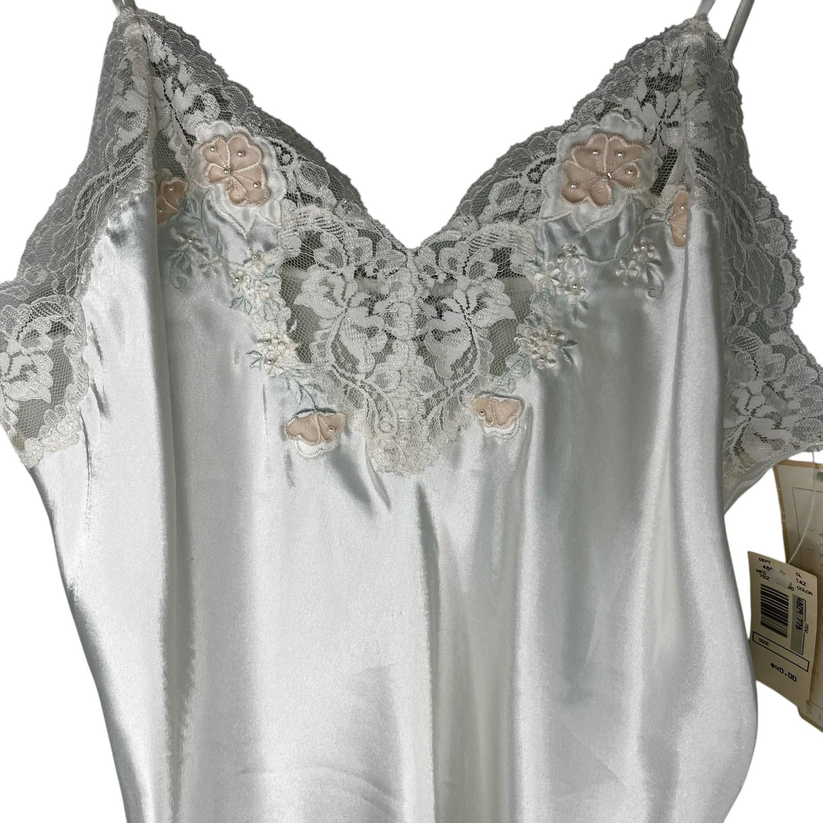 Other Val Mode Vintage Lingerie Wedding M/L Nightie Robe Lace New Size ONE SIZE - 8 Thumbnail