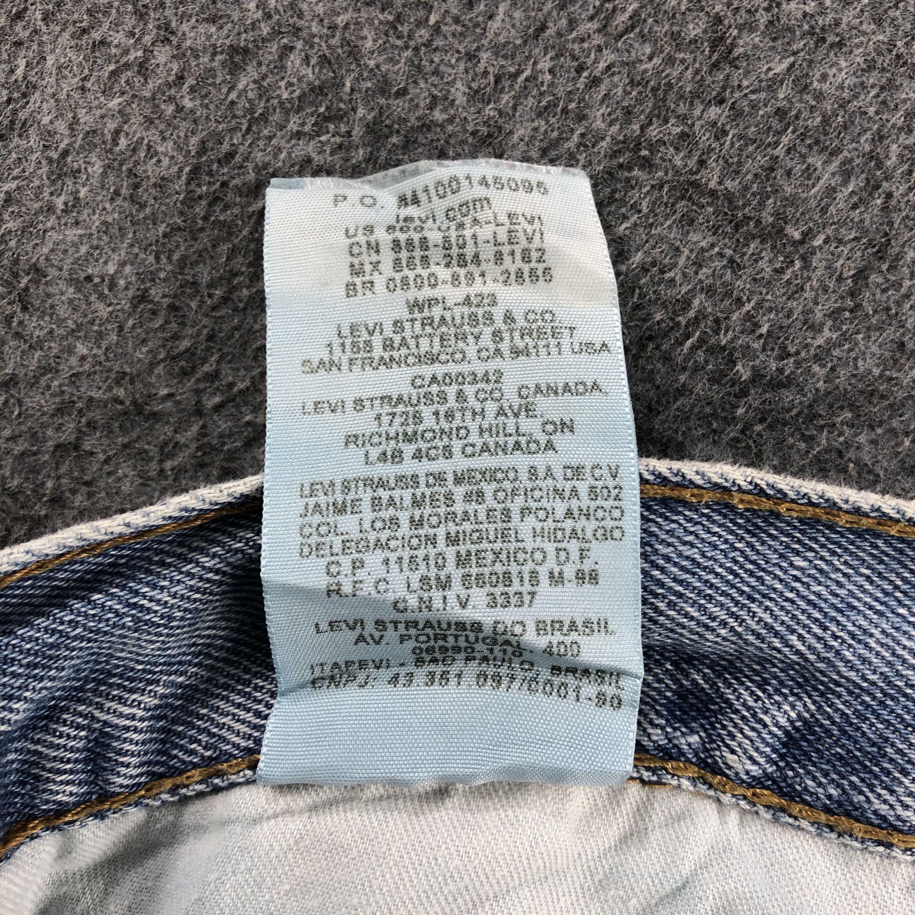 Levi's Vintage Light Wash Levis 550 Jeans-J2032 Size US 34 / EU 50 - 12 Thumbnail