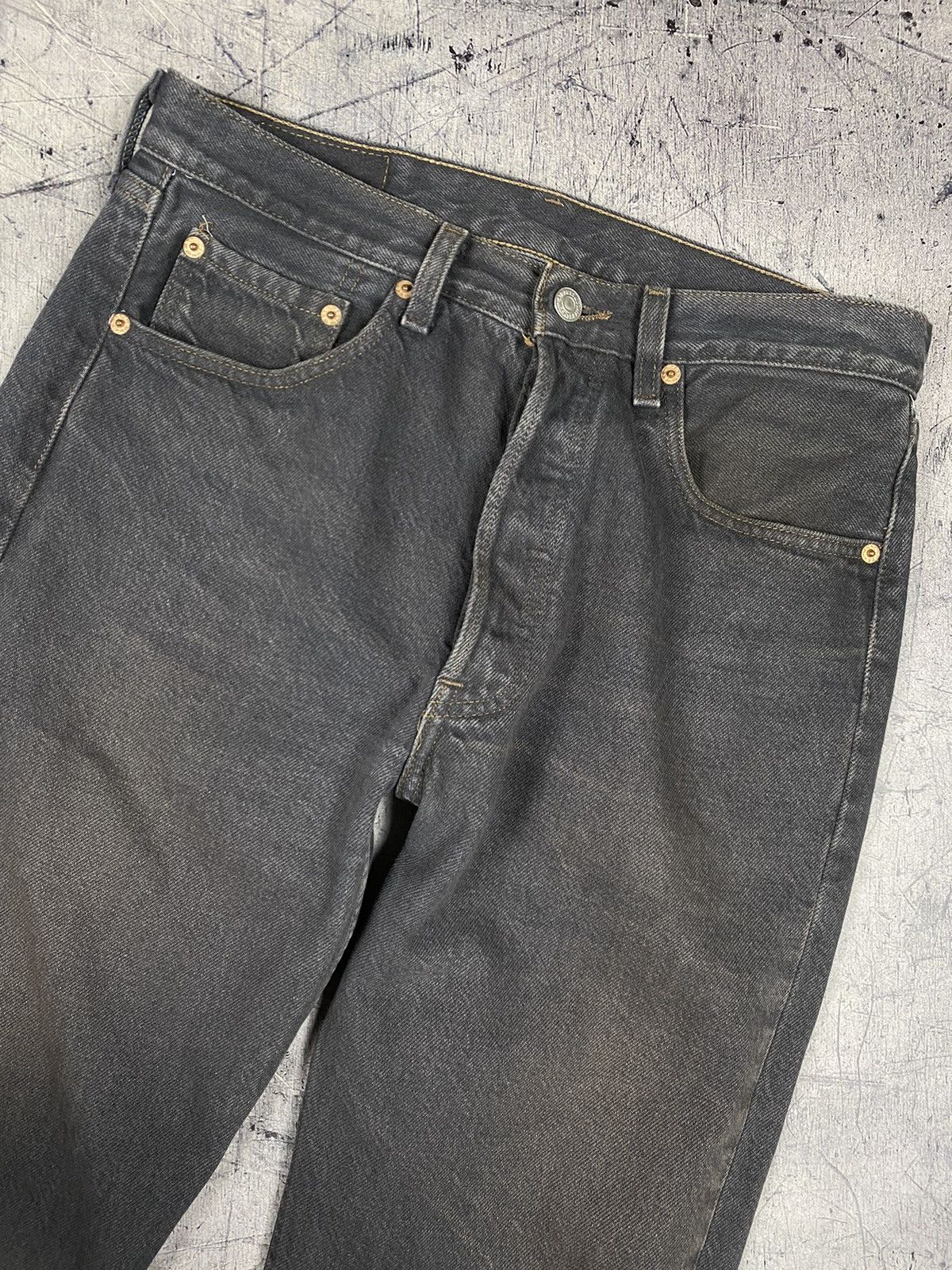Levi's × Vintage Vintage 90s Levi’s 501 Made In USA Jeana Denim Pants Size US 31 - 8 Thumbnail