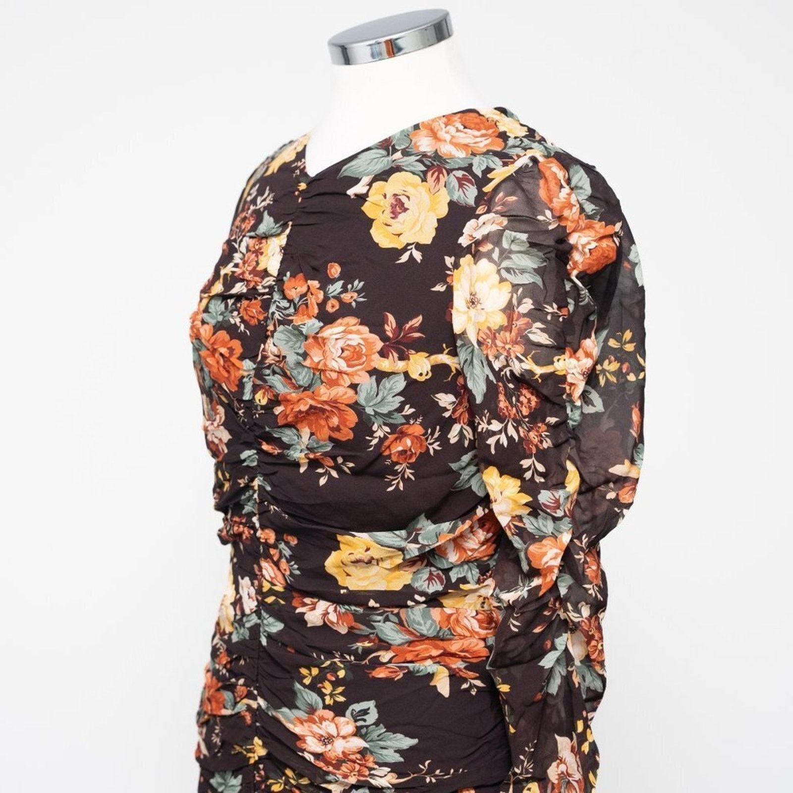 Veronica Beard Veronica Beard. Hedera Silk Floral Mini Dress. Size M / US 6-8 / IT 42-44 - 9 Thumbnail