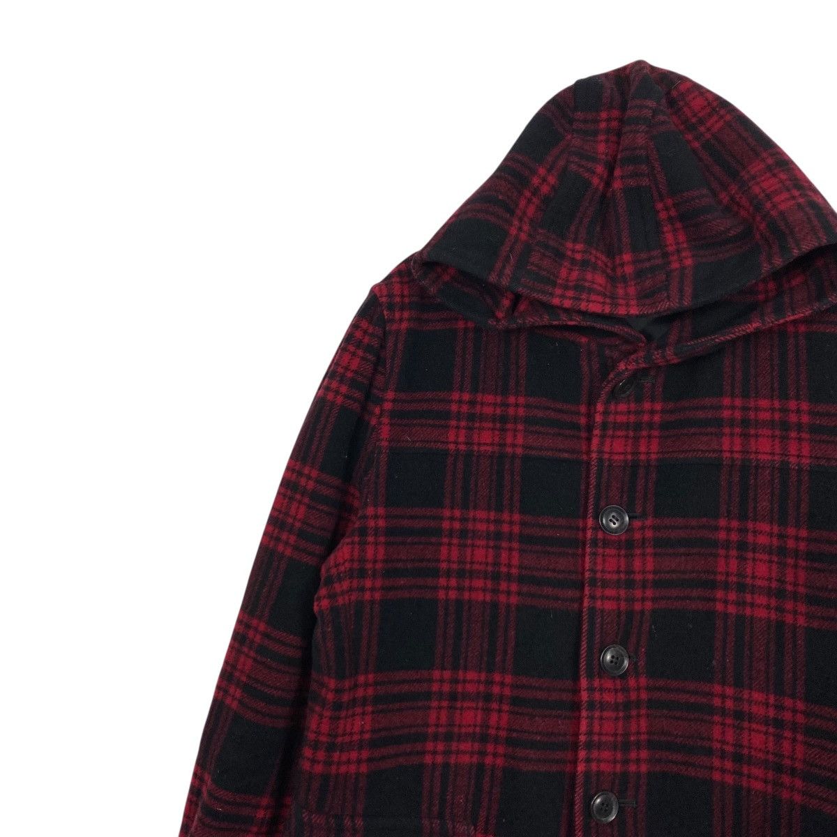Japanese Brand × PPFM PPFM Checked Long Coat Jacket Size US M / EU 48-50 / 2 - 6 Thumbnail