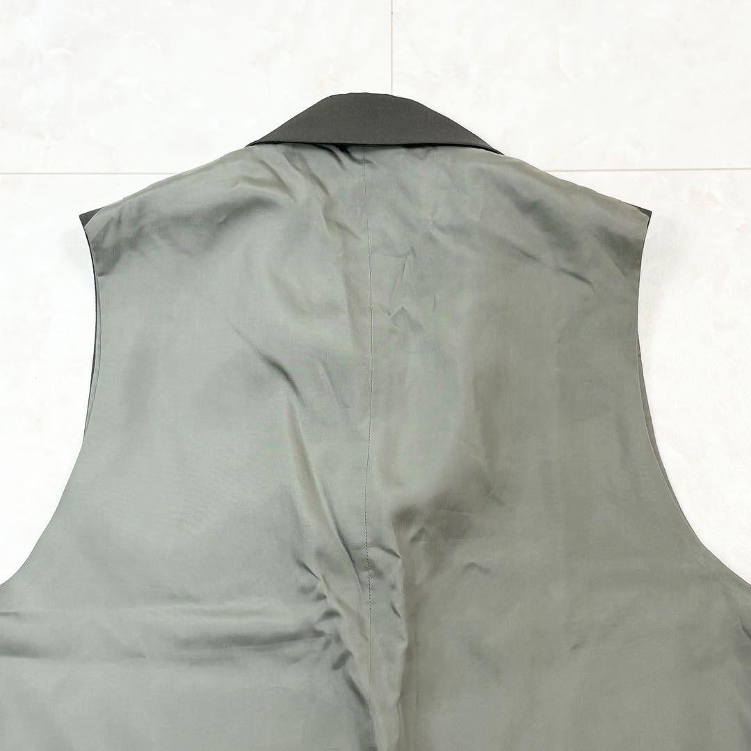Yohji Yamamoto Yohji Yamamoto Pour Homme 80s Wool Gabardine Gilet Size US M / EU 48-50 / 2 - 5 Thumbnail