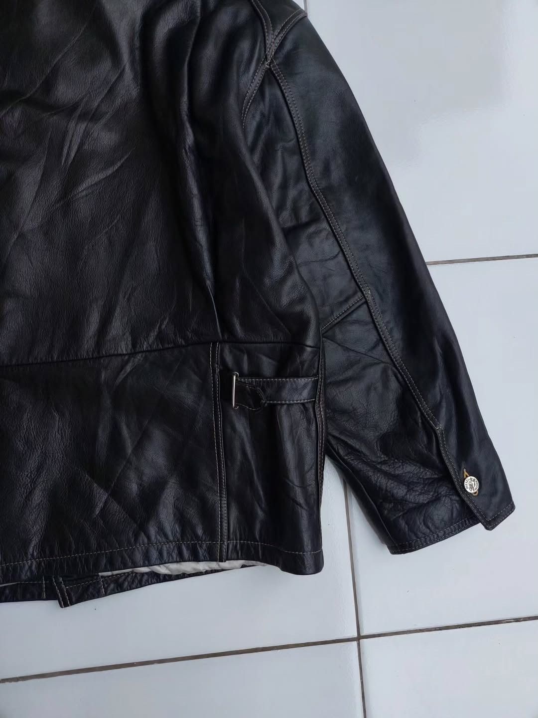 Diesel Diesel Vintage Leather Jacket Car Coat Patina Size US L / EU 52-54 / 3 - 12 Thumbnail